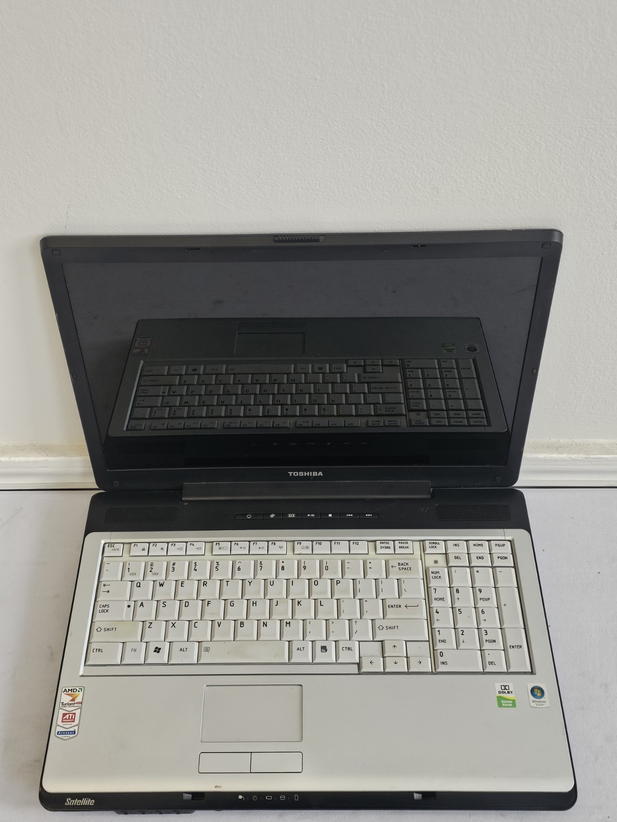 Toshiba Satellite P205D Laptop – AMD Turion 64 X2 – 2GB RAM – Parts/Repair READ