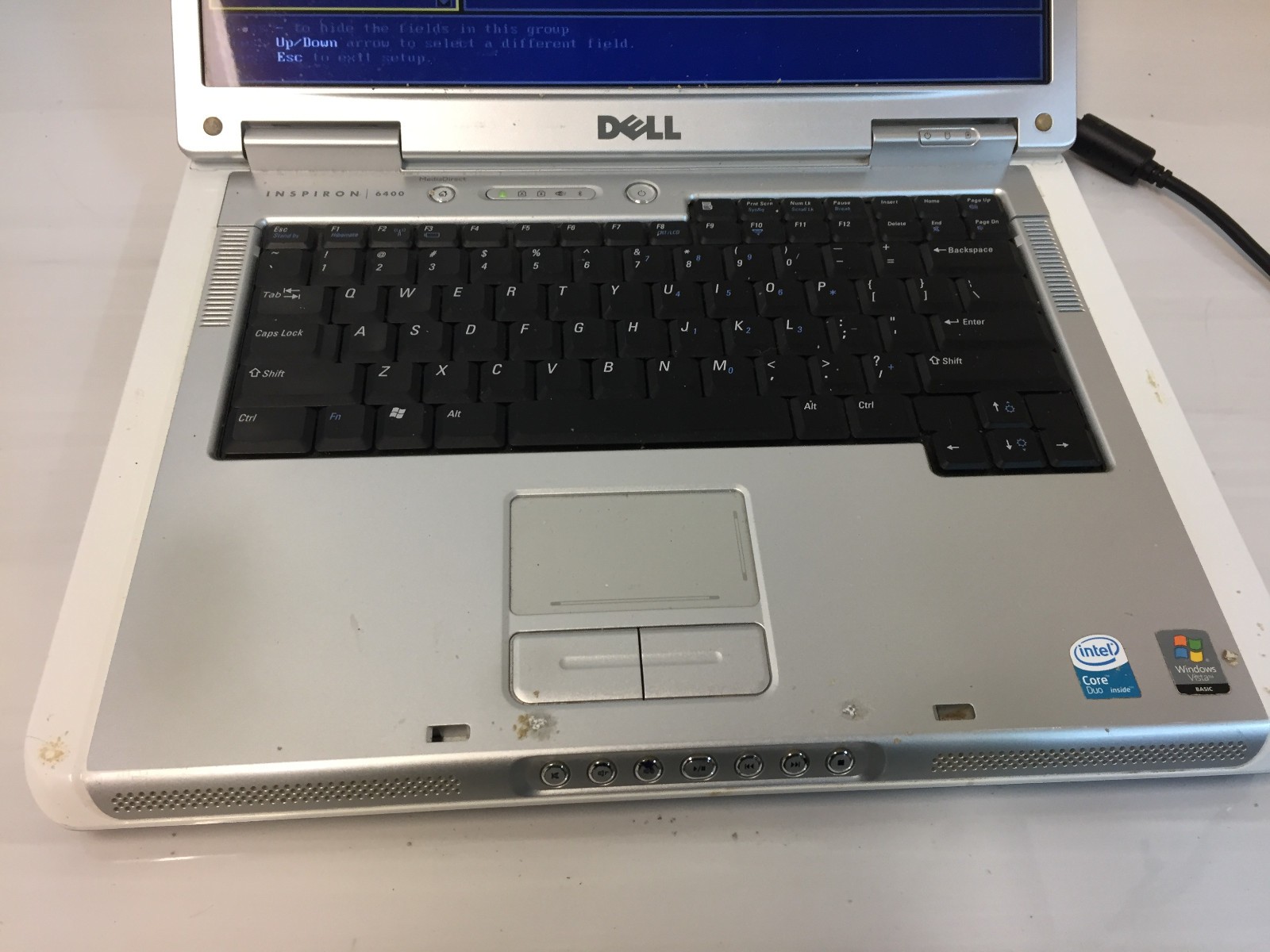 Dell Inspiron 6400 Laptop Intel Core Duo 2GB RAM (AS-IS Boots to BIOS)