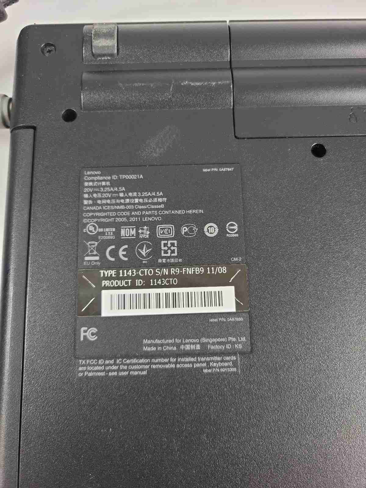 Lenovo ThinkPad E520 – 15.6″ Laptop – Win 7 Pro – I5 – For Parts Read