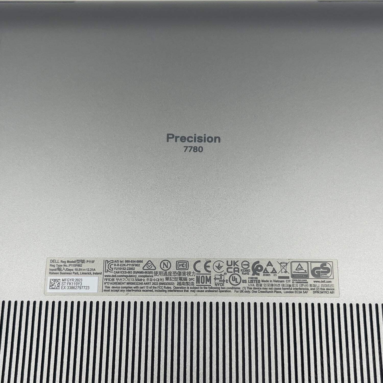 Dell Precision 7780 17.3″ i9-13950HX 2.2GHz 64GB RAM 1TB SSD Quadro RTX 4000 Ada