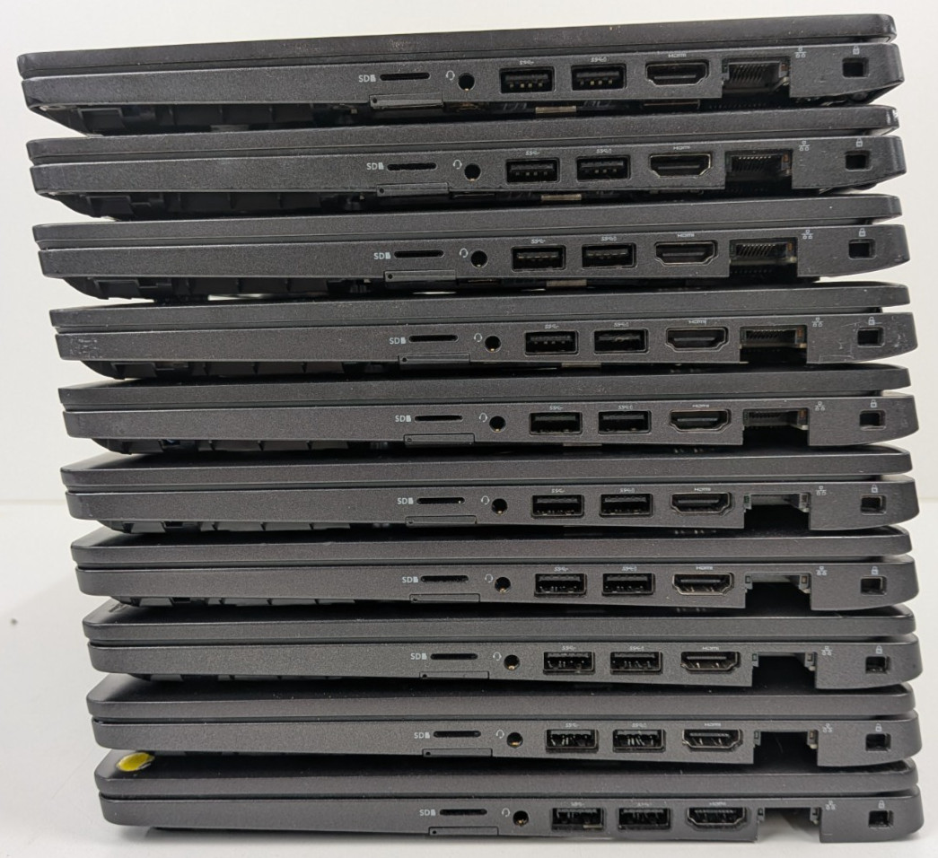 Lot of 10 – Dell Latitude 5400 Quad Core i7 8th Gen **For Parts or Repair**