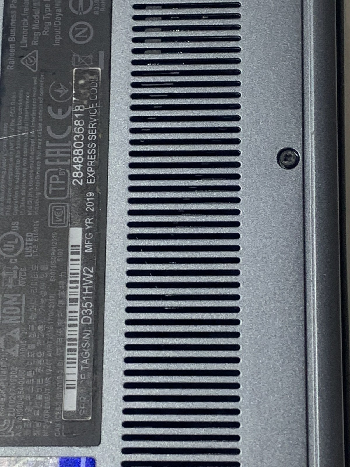 DELL VOSTRO 5391 INTEL CORE i7-10510U@1.80GHZ 8GB RAM 512GB NVME W11P W/AC *READ
