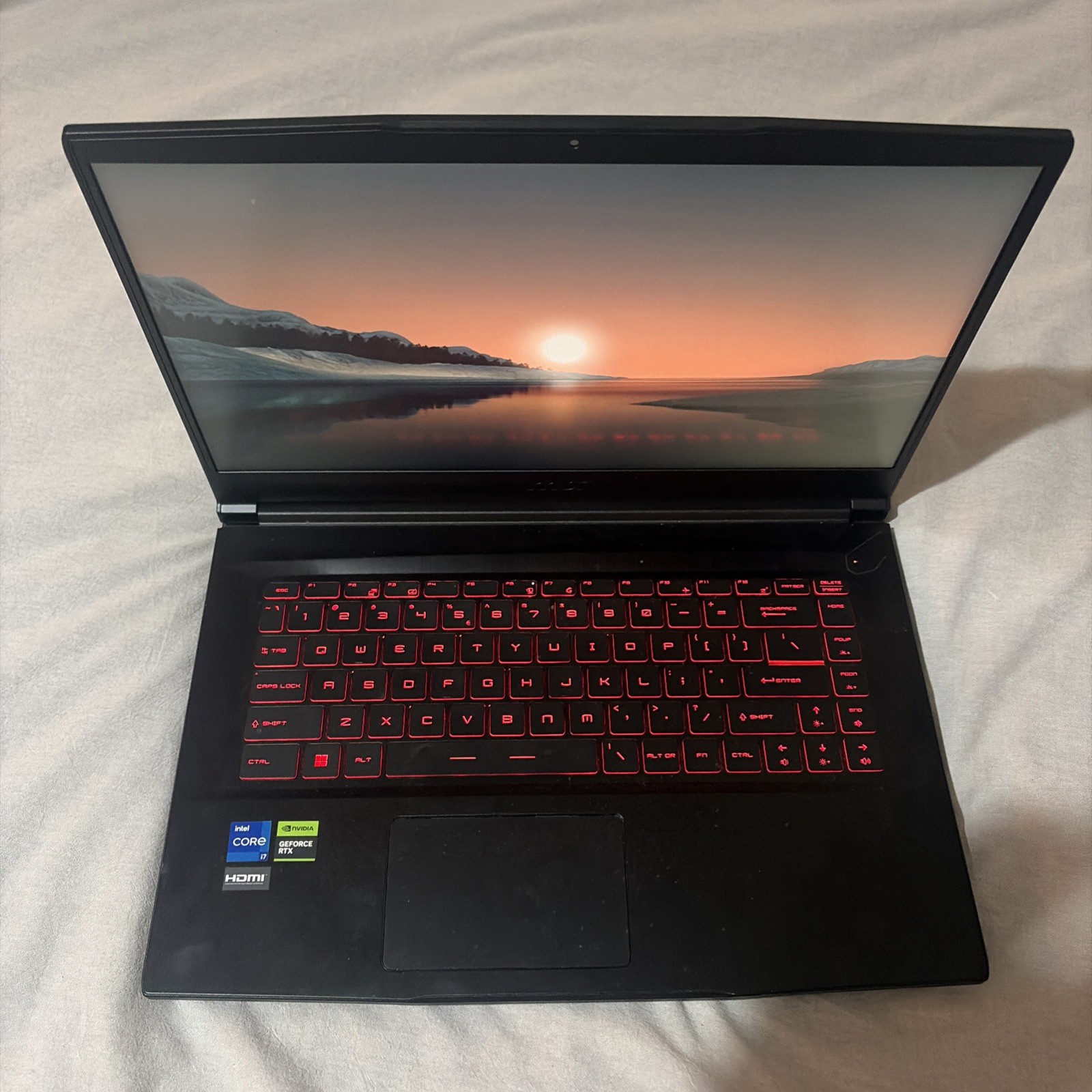 MSI GF63 Thin 11UC 1289US 15.6″ 144 Hz Gaming Laptop in Black
