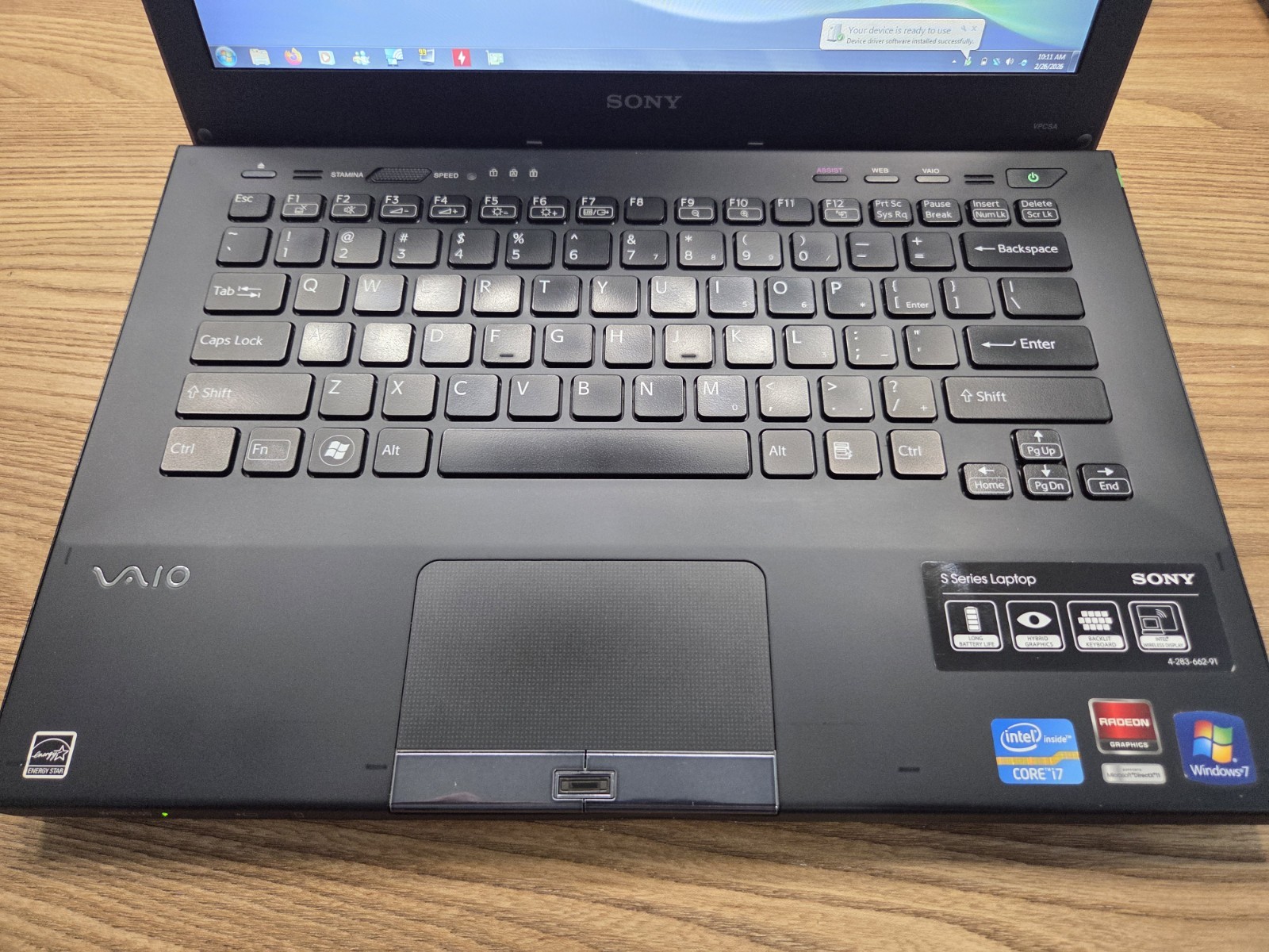 Sony VAIO VPCSA i7 2640m 8gb Ram AMD Radeon 6630m Gpu With Charger & Vaio Bag