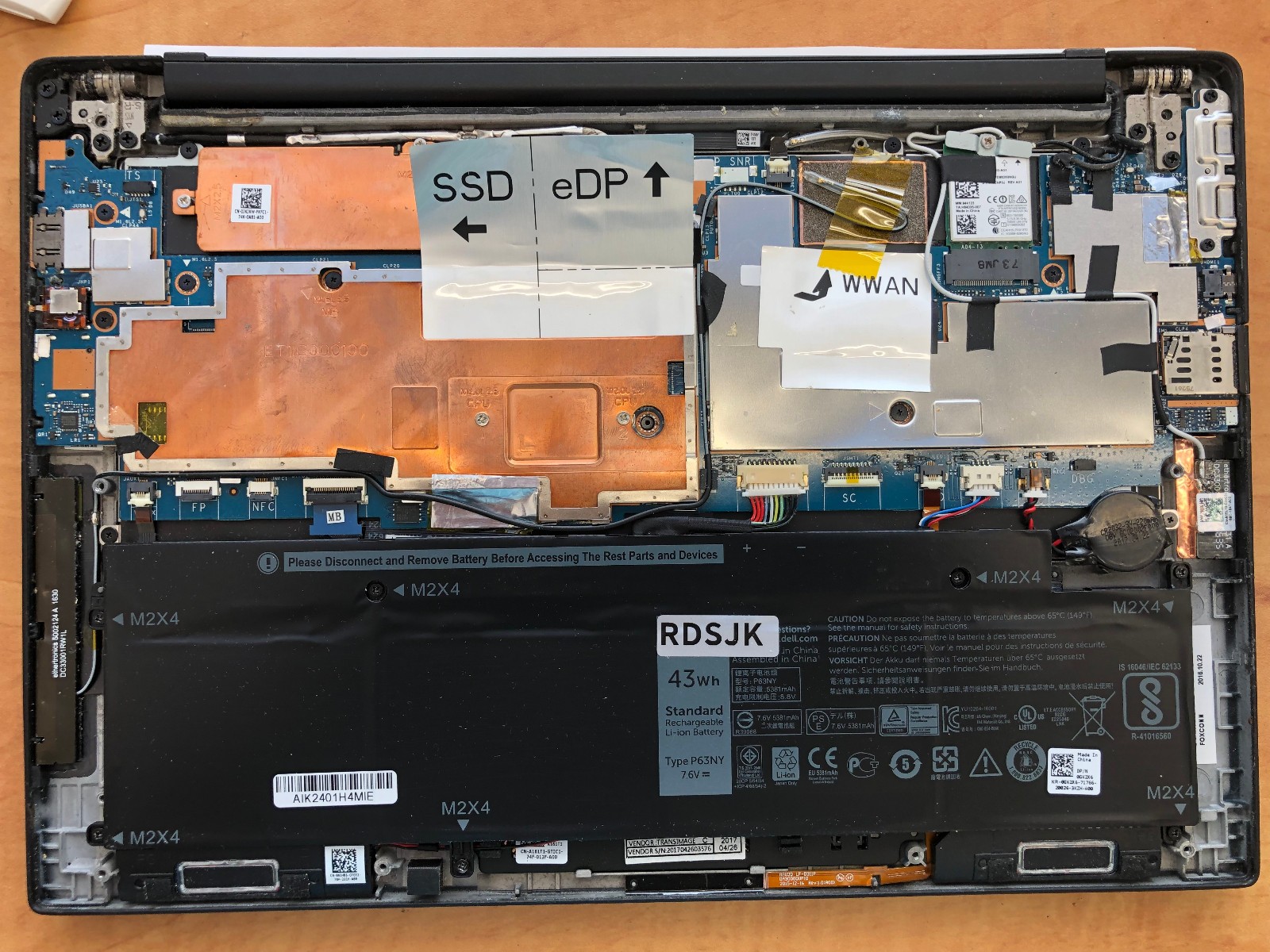 Dell Latitude 7370 13.3″ Laptop w/ Intel Core m5-6Y54 1.1GHz CPU 8GB RAM No SSD