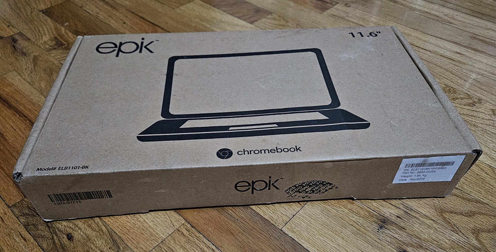 EPIK ELB1101-BK 11.6″ Chromebook Cortex A17 CPU 4GB RAM 32GB SSD Storage