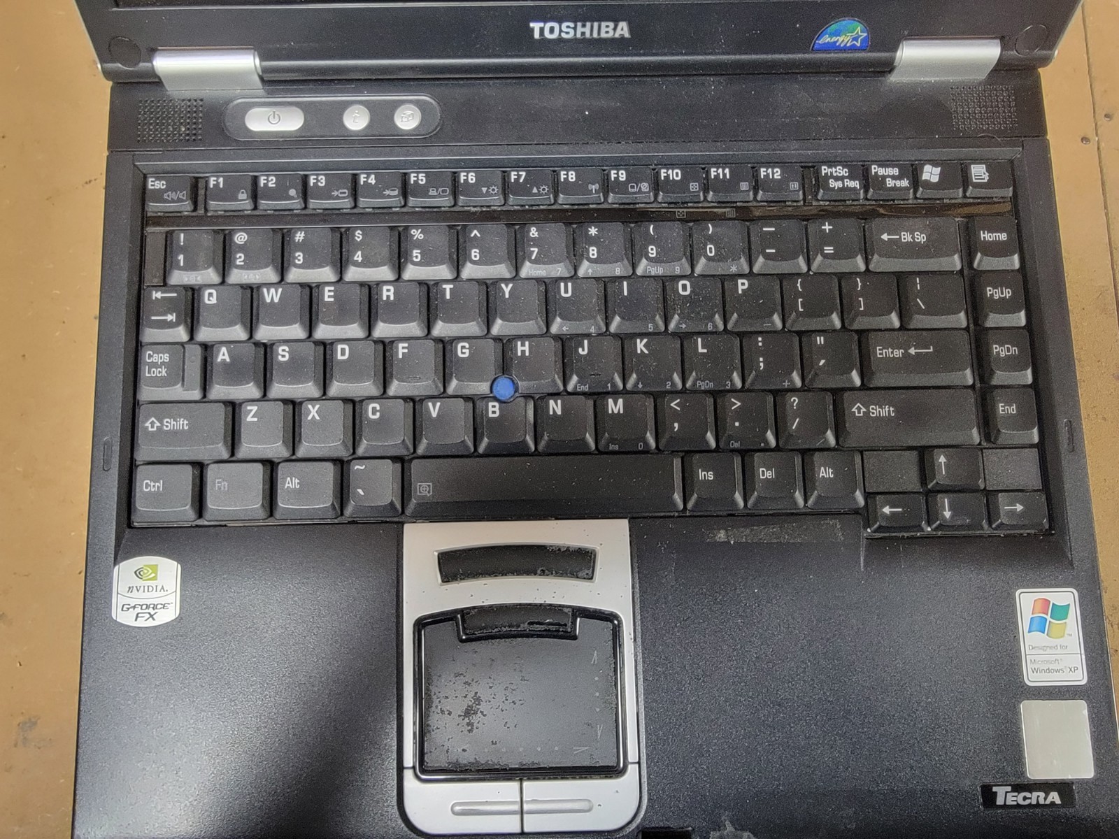 TOSHIBA Tecra M2-S730 – NO HDD – NO BATTERY – PARTS OR REPAIR