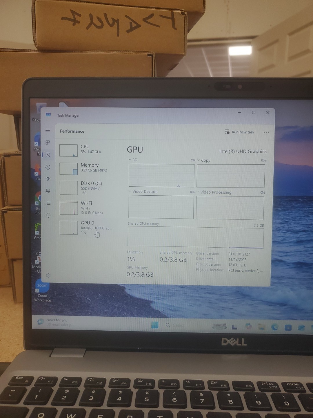 Dell Precision 3550 Laptop – i5-10310U 8GB 256GB SSD 15.6″ 051426-3