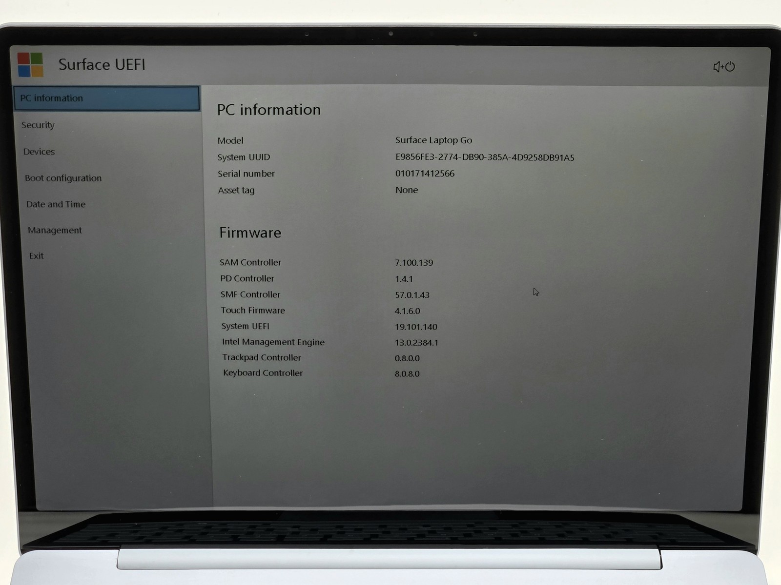 Microsoft Surface Go M1943 12″ Touch I5-1035G1 128GB SSD 8GB W11 Webcam *READ*