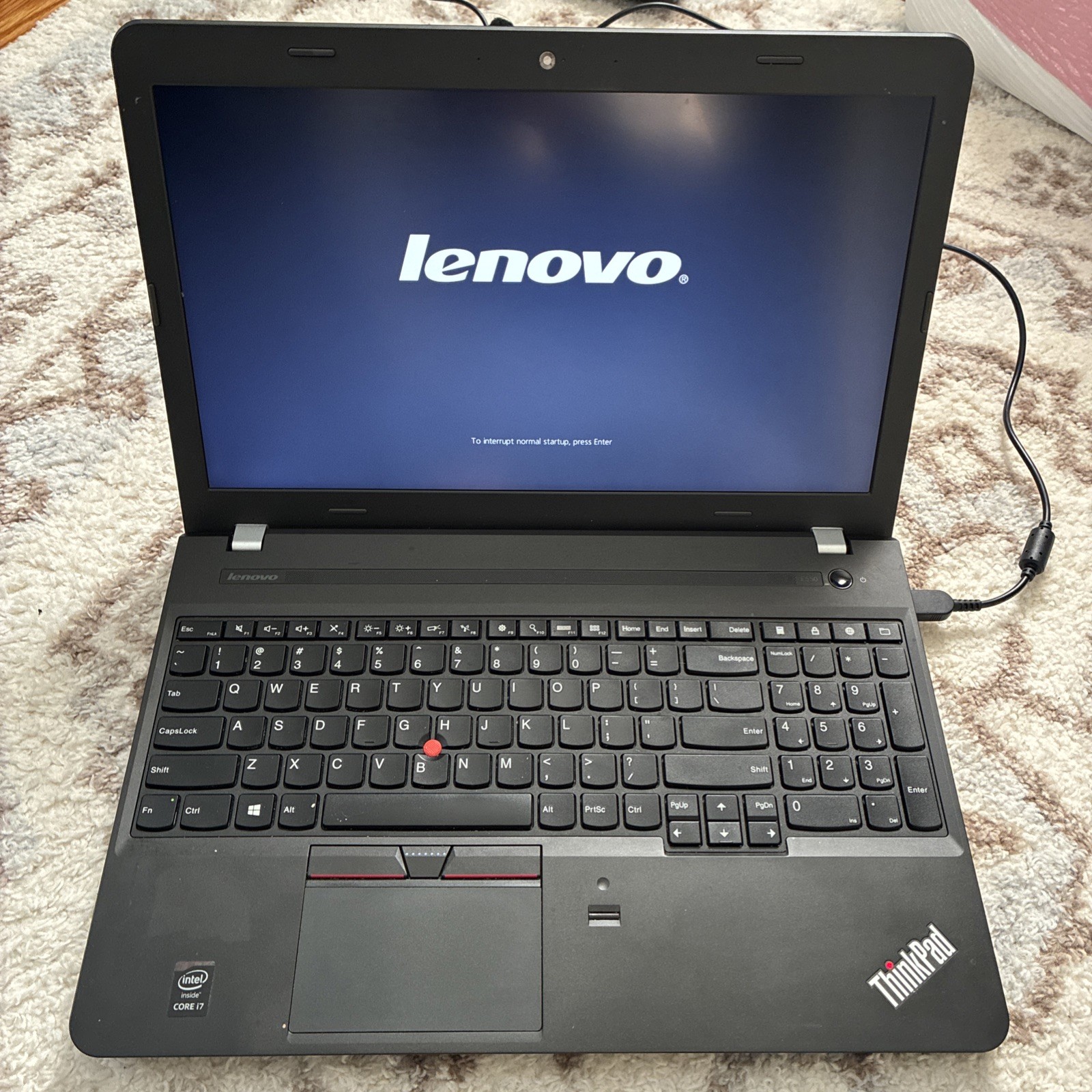 LENOVO THINKPAD E550 Laptop w/ INTEL CORE i7-5500U 2.40 GHZ 8 GB RAM (No HDD/OS