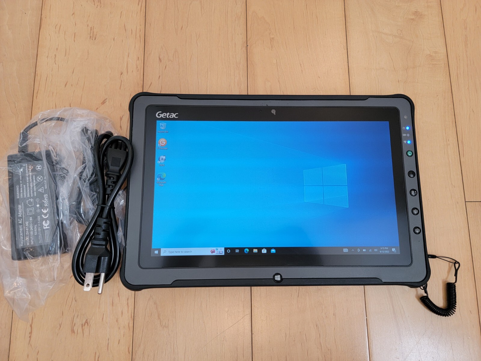 Getac F110 G3 Rugged Tablet Computer i5-6200U 8GB 256GB Wi-Fi 4G LTE 2 BATTERIES