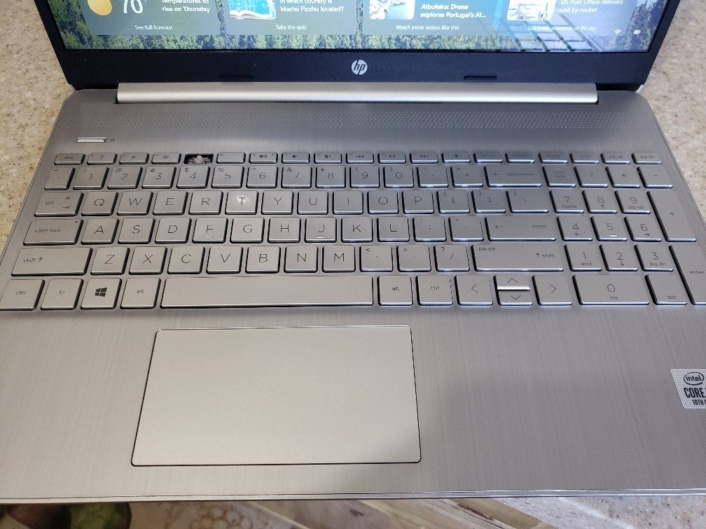 HP 15-DY1043DX INTEL CORE i5-1035G1 256GB SSD 8GB RAM WIN 11 TOUCH (missing key)