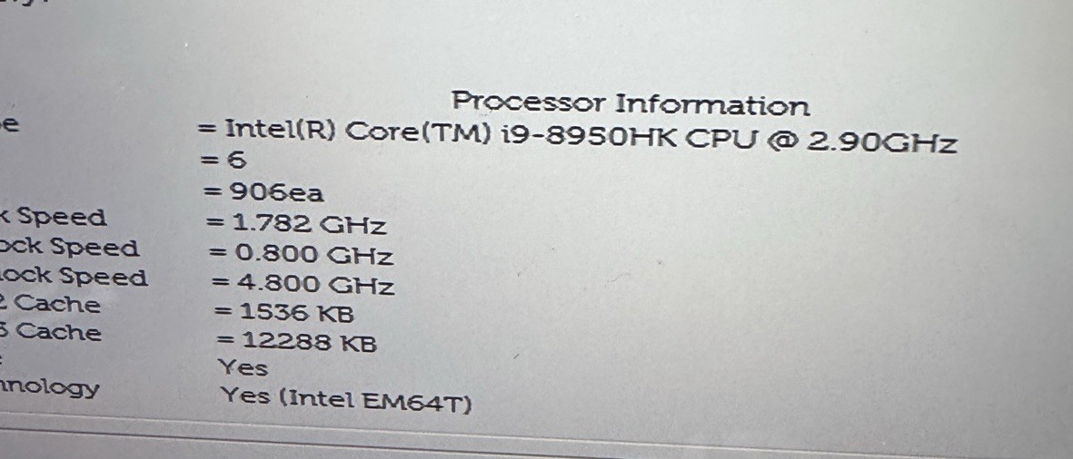 DELL XPS 15 9570 Laptop 4K TOUCHSCREEN i9-8950HK 32GB RAM NO HD ! Please Read!