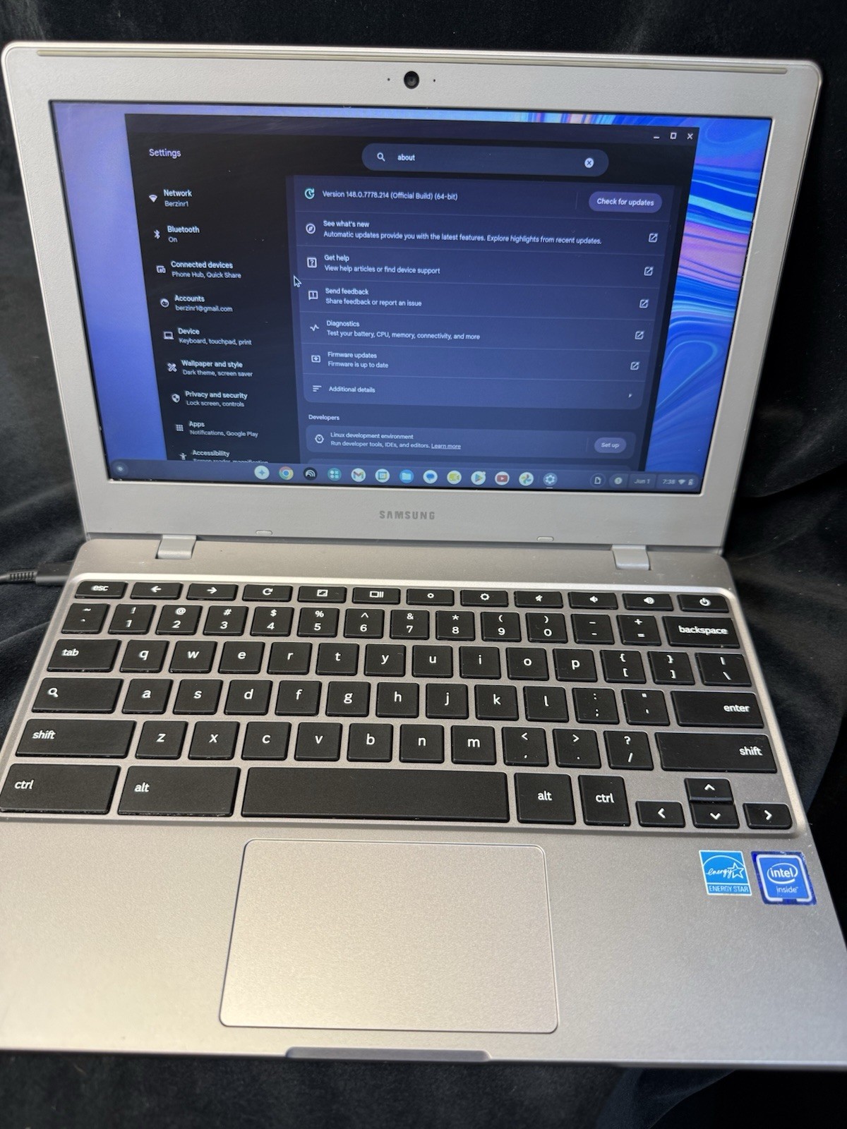 SAMSUNG XE310XBA Chromebook 4 11.6″ Intel Celeron N4000 32GB Storage | W/Case