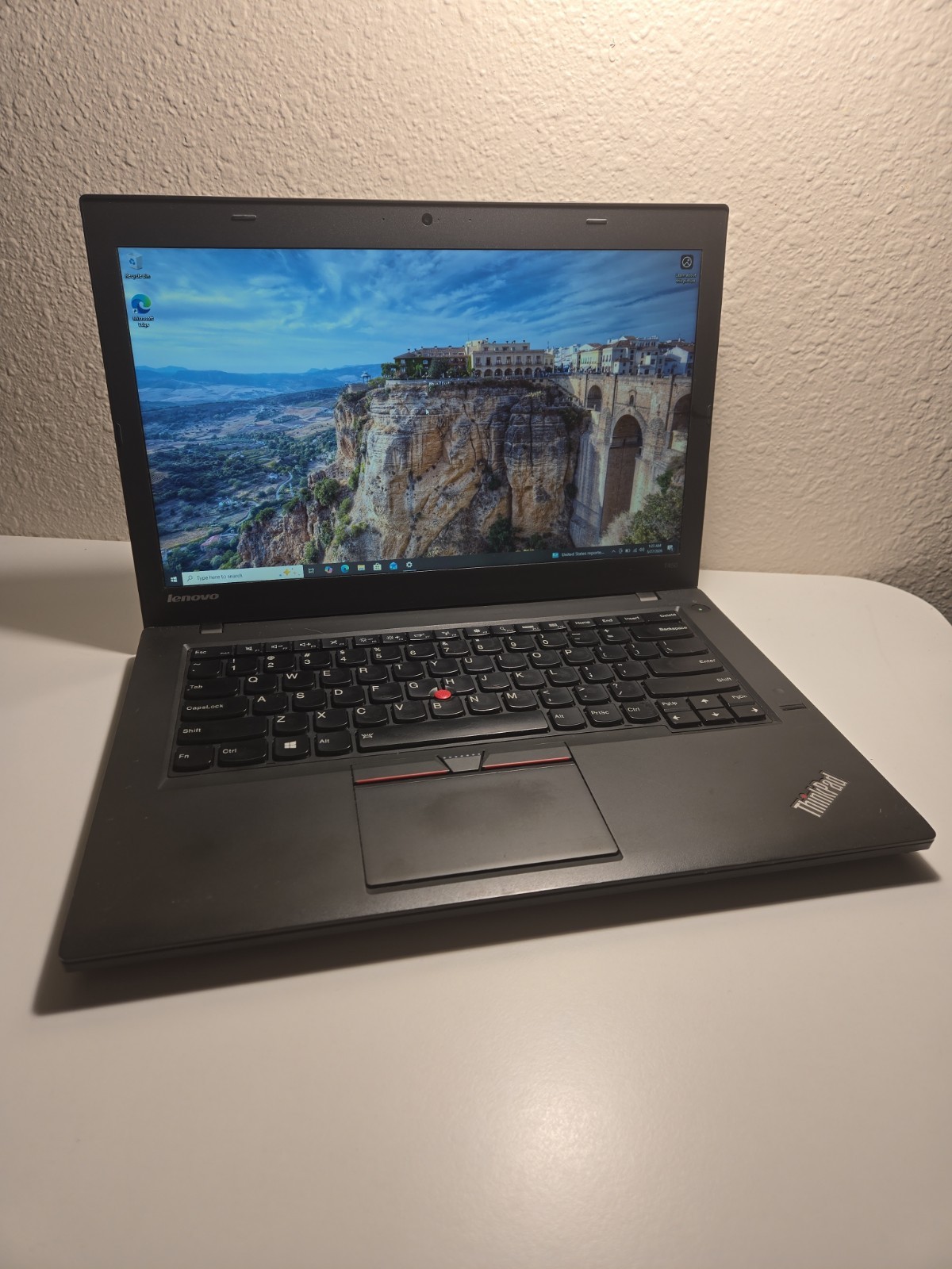 Lenovo 14″/i5-5300u/8Gb/ssd 250Gb/Camera/ Battery Works WELL NO AC #32
