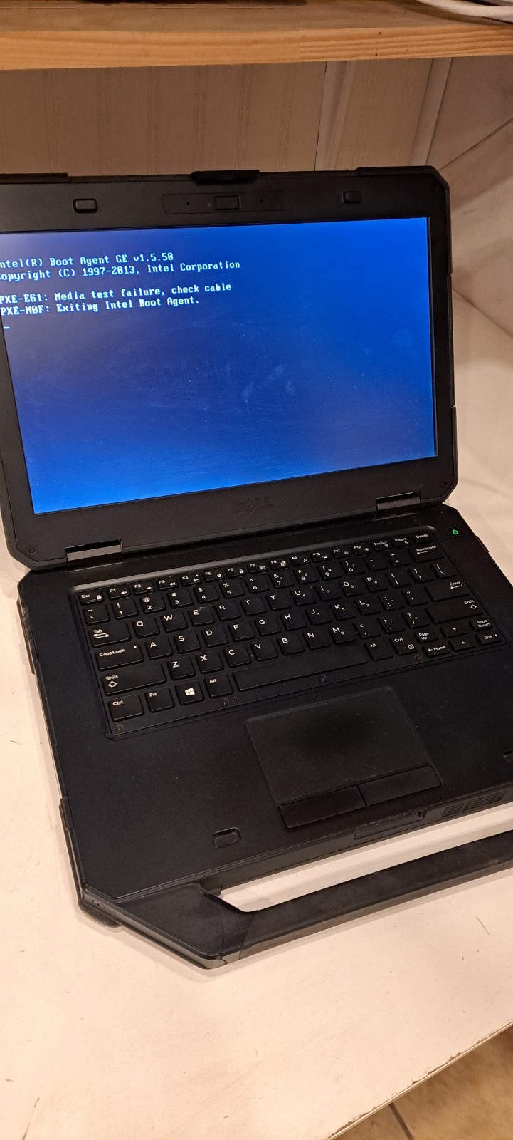 DELL LATITUDE 14 RUGGED 5404 14″ I3-4th Gen 8GB RAM Boot To Bios