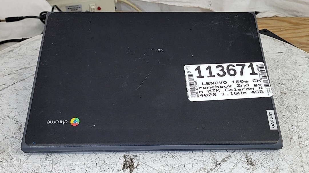 LENOVO 100e Chromebook 2nd gen MTK Celeron N4020 1.1GHz 4GB 32GB SEE NOTES