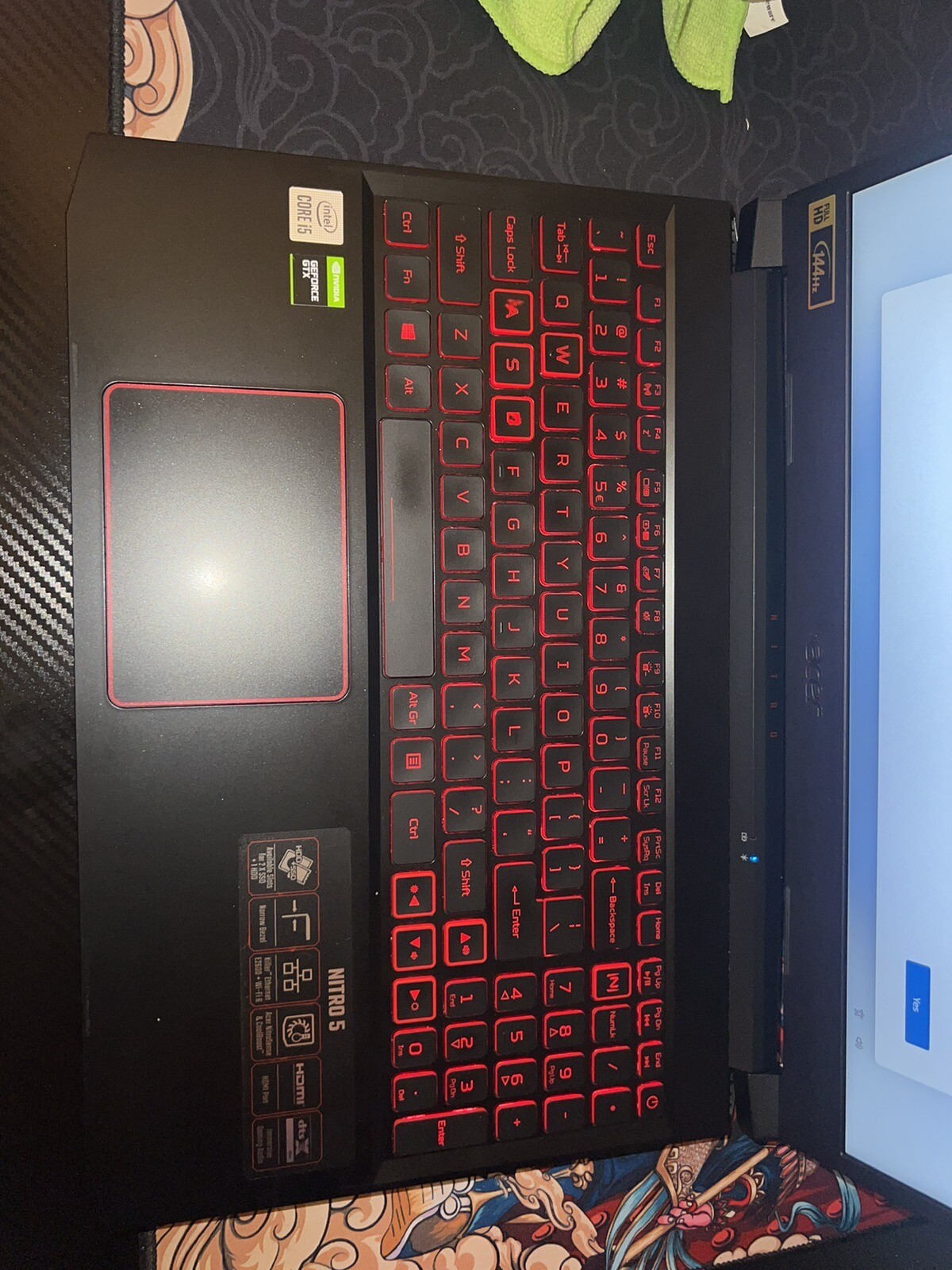 Acer Nitro 5 AN515-55 15.6″ (512GB SSD, Intel Core i5 10th Gen., 4.50 GHz, 8GB)