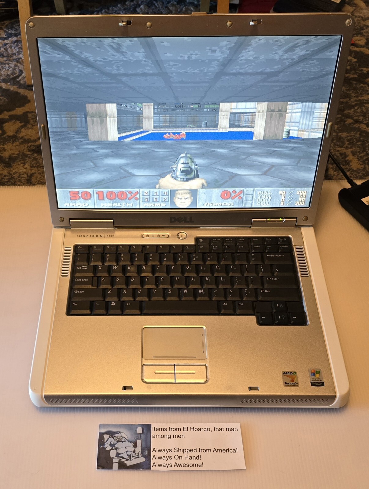 Dell Inspiron 1501 15.4″ AMD Turion 64 2.0GHz 2GB RAM 240GB HDD Radeon XP Read
