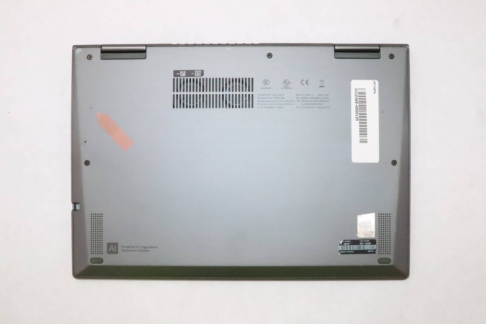 LENOVO X1 YOGA 6TH GEN | CORE I7-1185G7 | 512GB | 32GB | NO OS/NO POWER ADAPTER