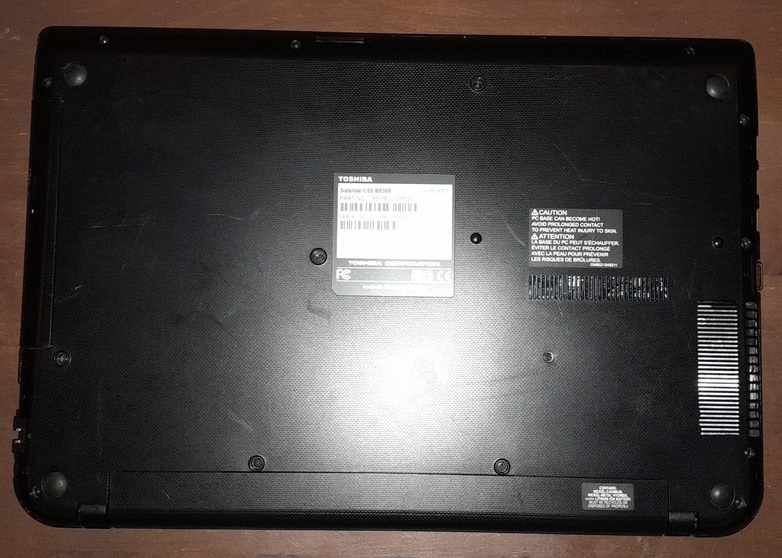 Toshiba Satellite Laptop C55-B5300 CPU 2.16Ghz RAM 4GB 320GB Win 11 Pro HDMI 2K