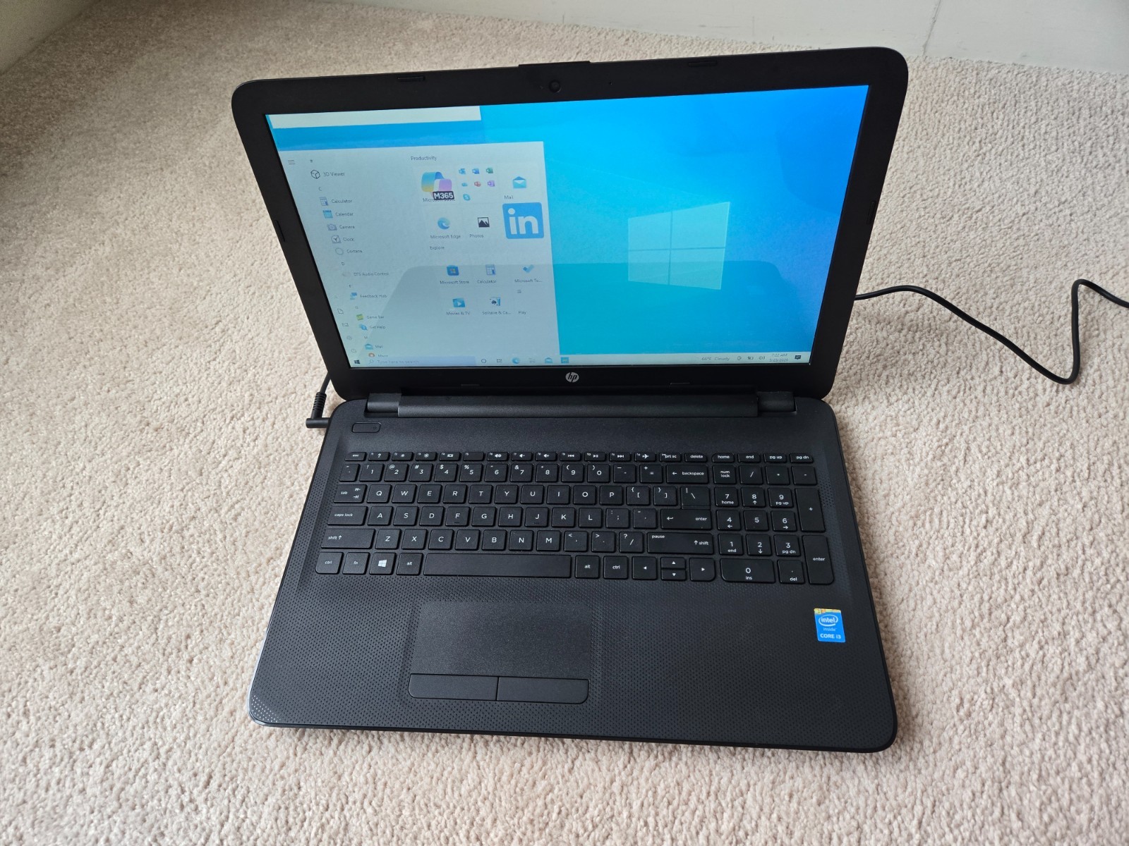 HP Laptop 15-ac121dx 15.6″ Intel i3-5010U 2.10GHz 6GB RAM 1TB HDD WIN 10 HOME