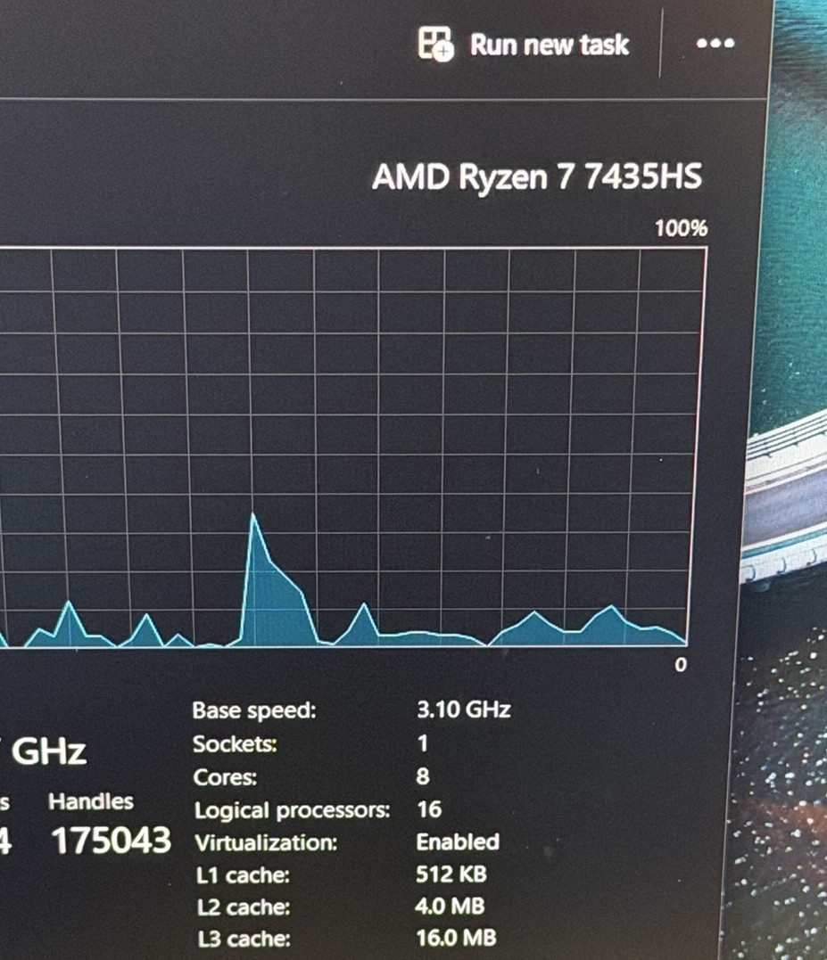 Lenovo LOQ 15ARP9 15.6″ Ryzen 7 7435HS GeForce RT 4060 16GB RAM 512GB NVMe SSD