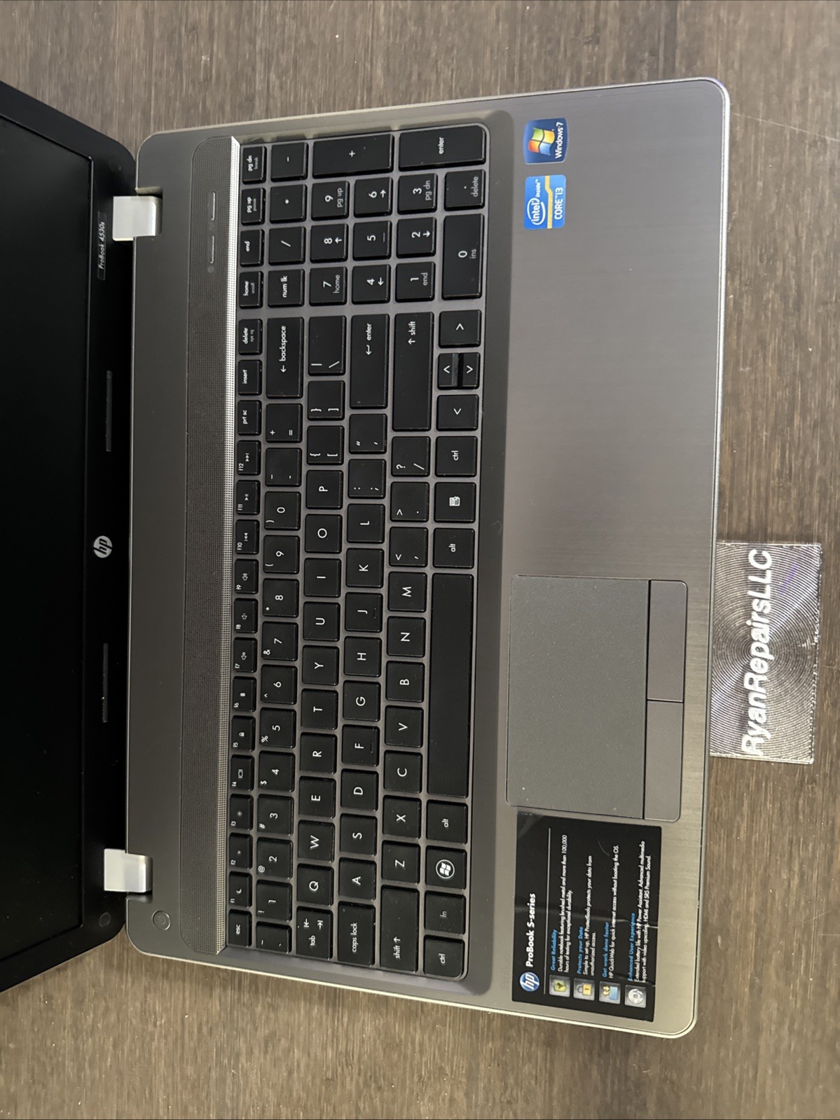 HP ProBook 4530S Intel Core i3 4gb Ram NO HDD