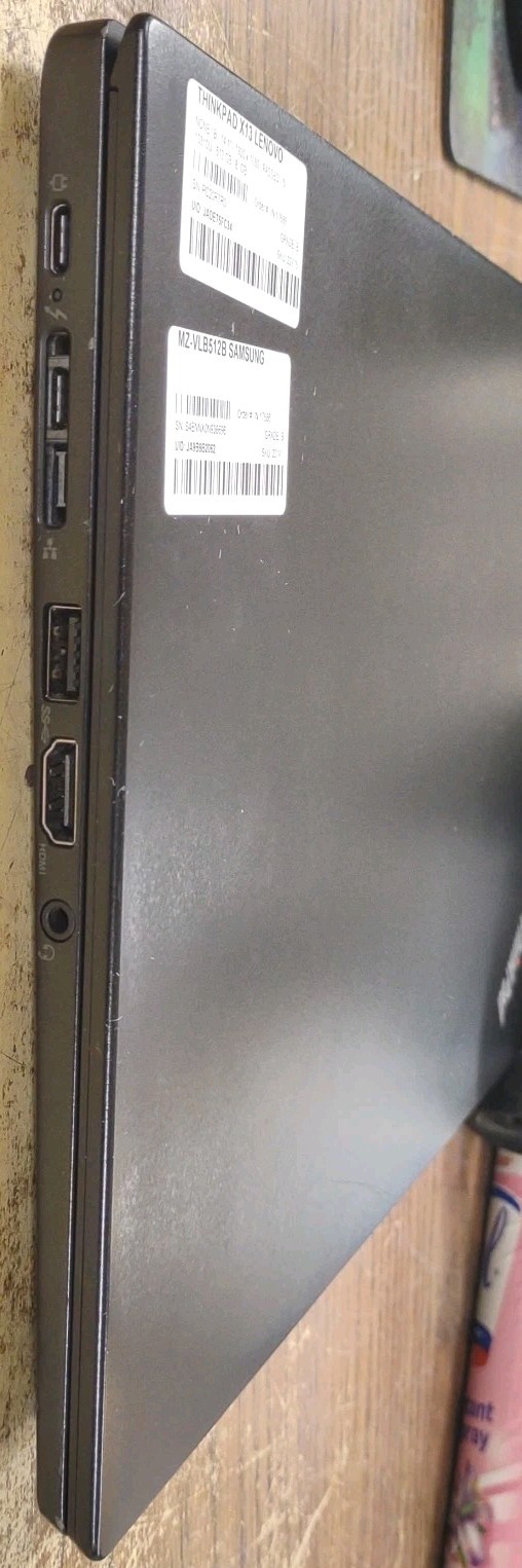 LENOVO THINKPAD X13 (Gen 1) W/ INTEL I5-10310U, 512GB SSD, 8GB.