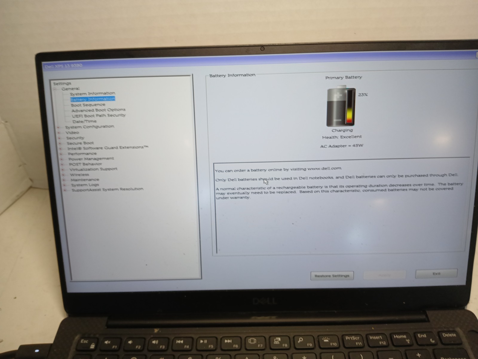 Dell XPS 13 9380 Laptop Core i5-8265U 1.60GHz 8GB RAM No SSD/OS! #97