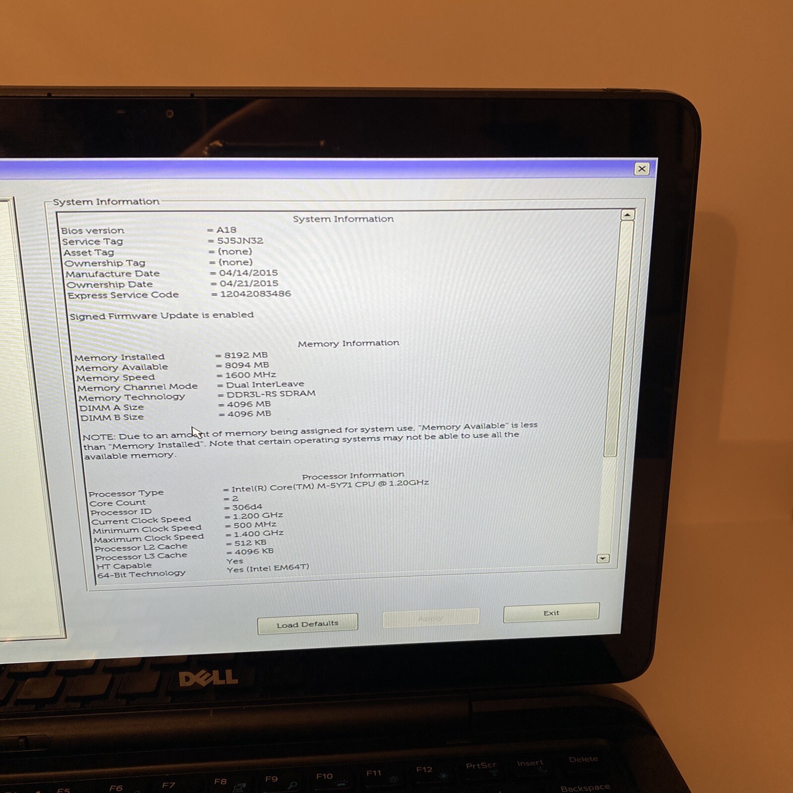 Dell Latitude E7350 2-in-1 13″ Core M-5Y71 @ 1.20GHz 8GB Ram