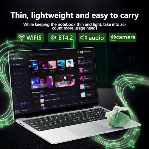 15.6″ Laptop Computer DDR4 8GB RAM 256GB SSD,traditional laptop computers with