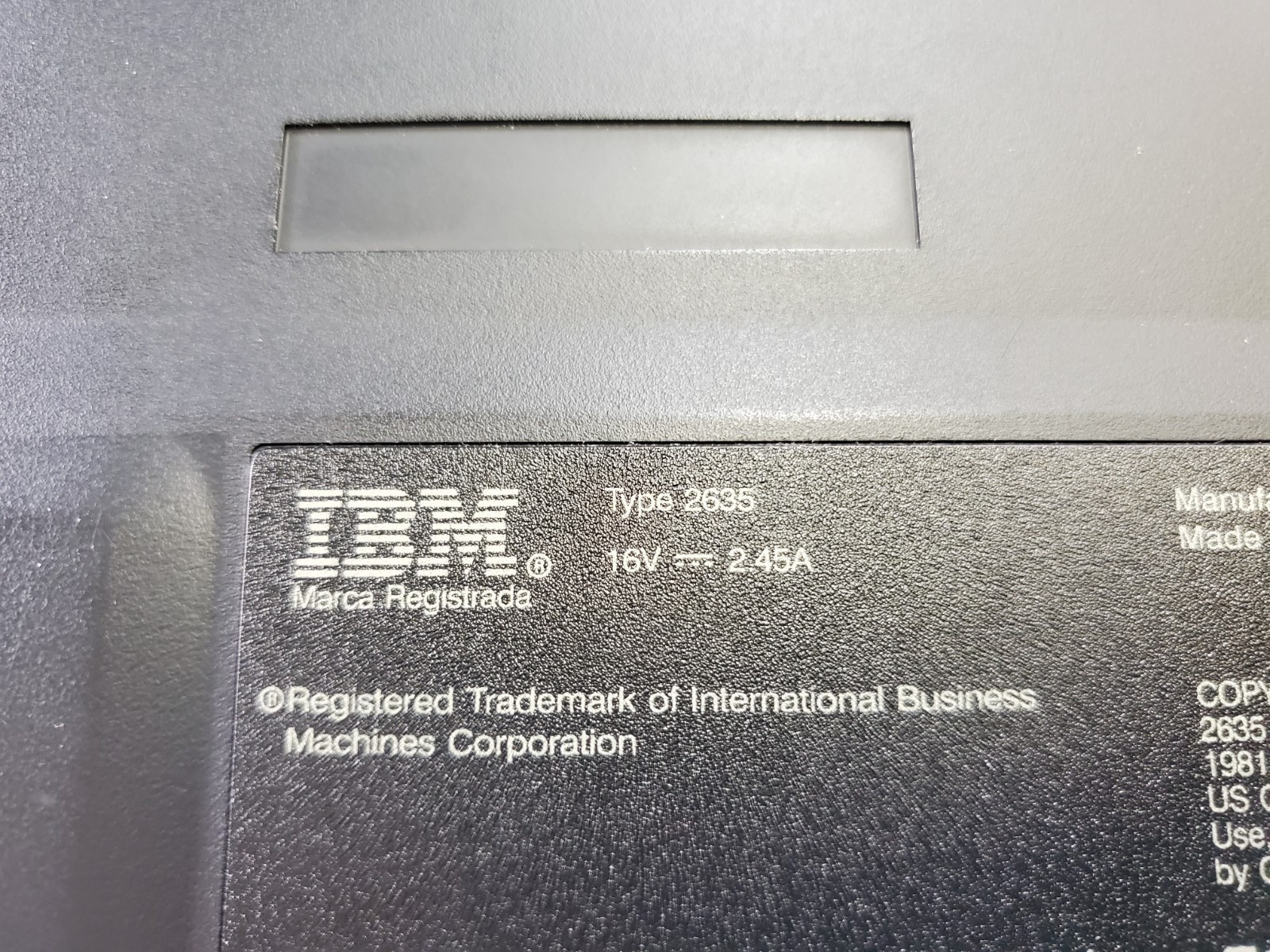 IBM 385XD Laptop Posts To Bios Hard Drive Bad See Pictures 96 Mb Type 2635