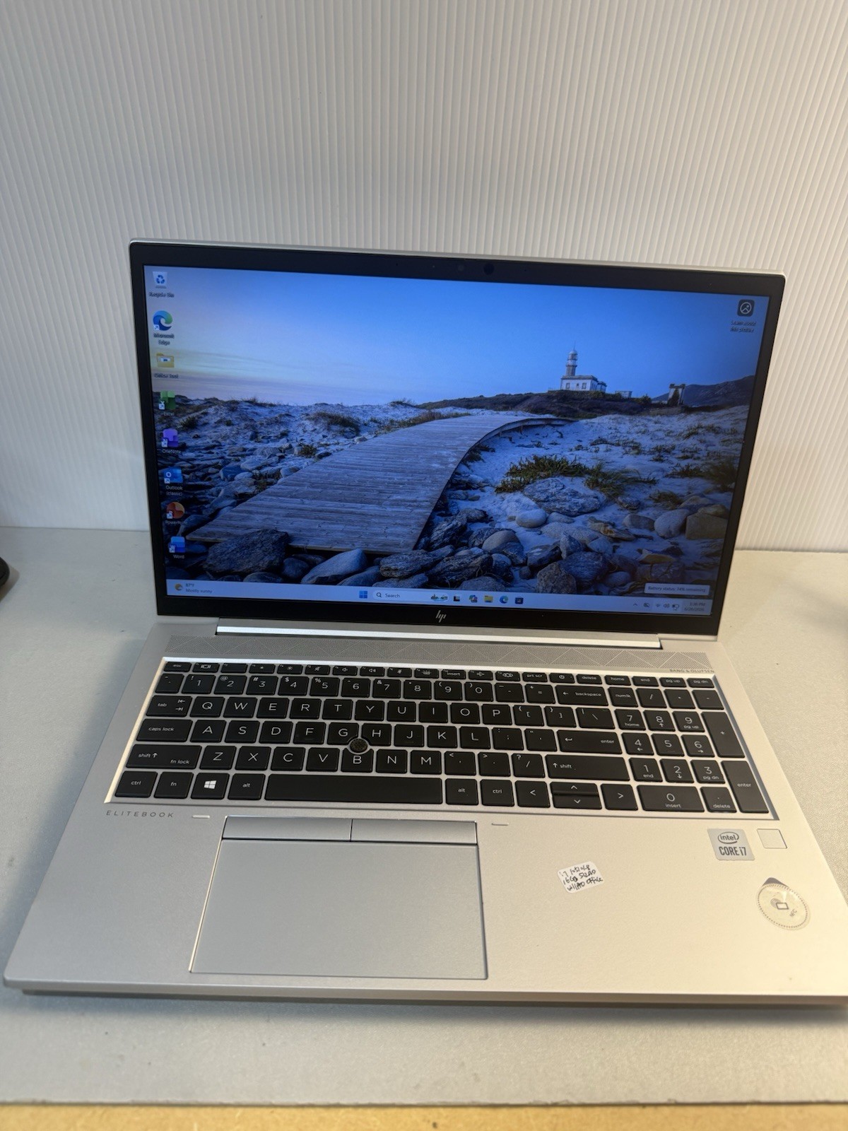 HP EliteBook 850 G7 CORE i7-10510U @1.8GHZ 16GB Ram 512GB SSD Wind 11 Pro #285