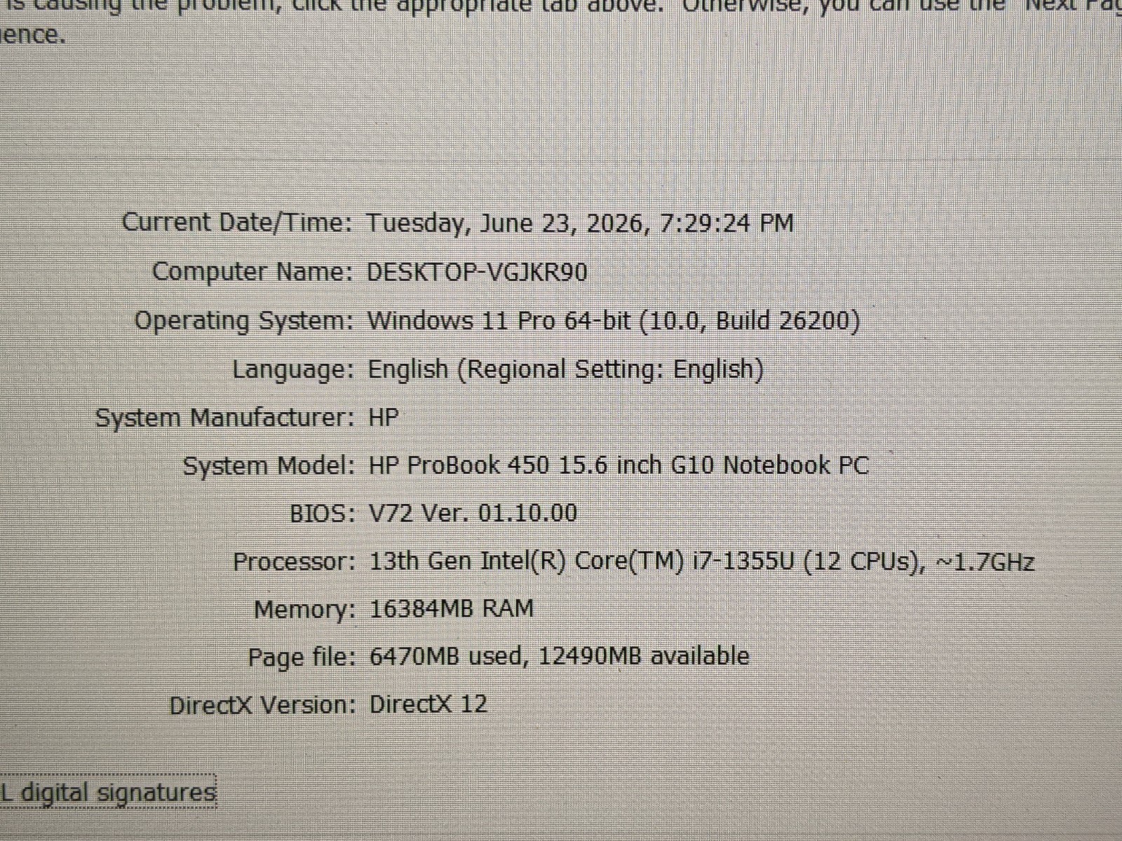 HP ProBook 450 G10 15.6″ FHD Intel Core i7 13th Gen 1.7GHZ 16GB 512GB W11Pro +PA