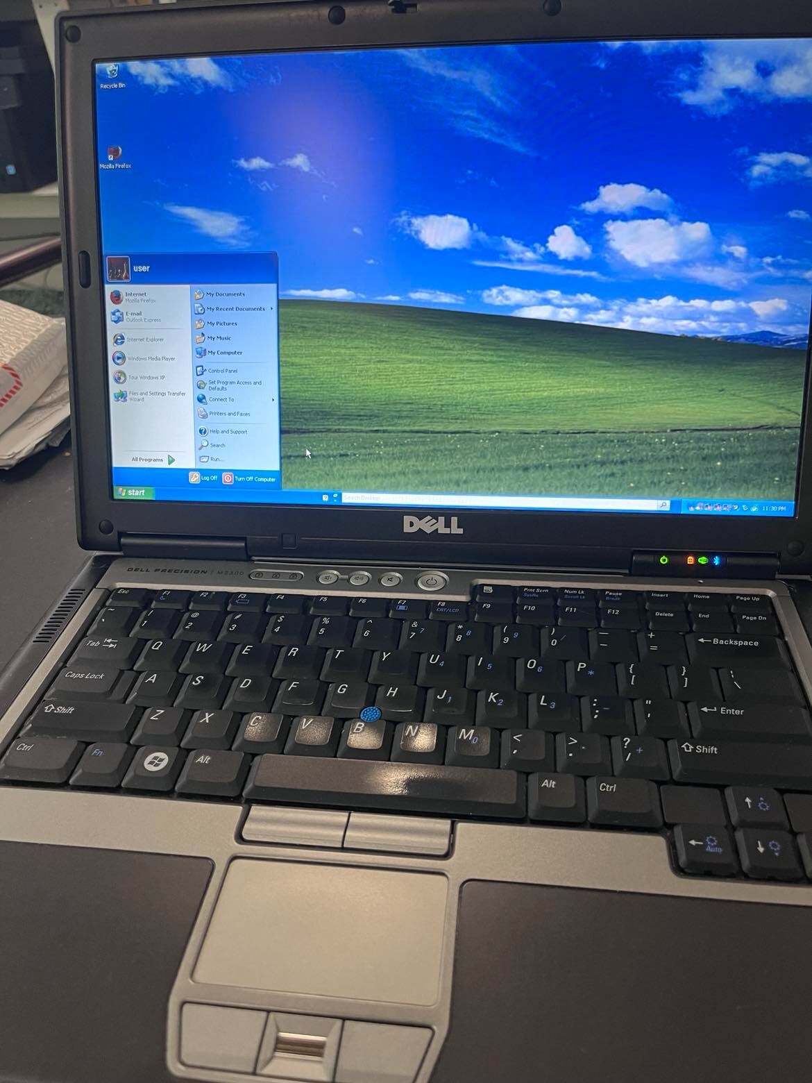 Dell Laptop Duo Windows XP Pro 128gb SSD 2gb RS232 DB9 Serial Com Port -M65