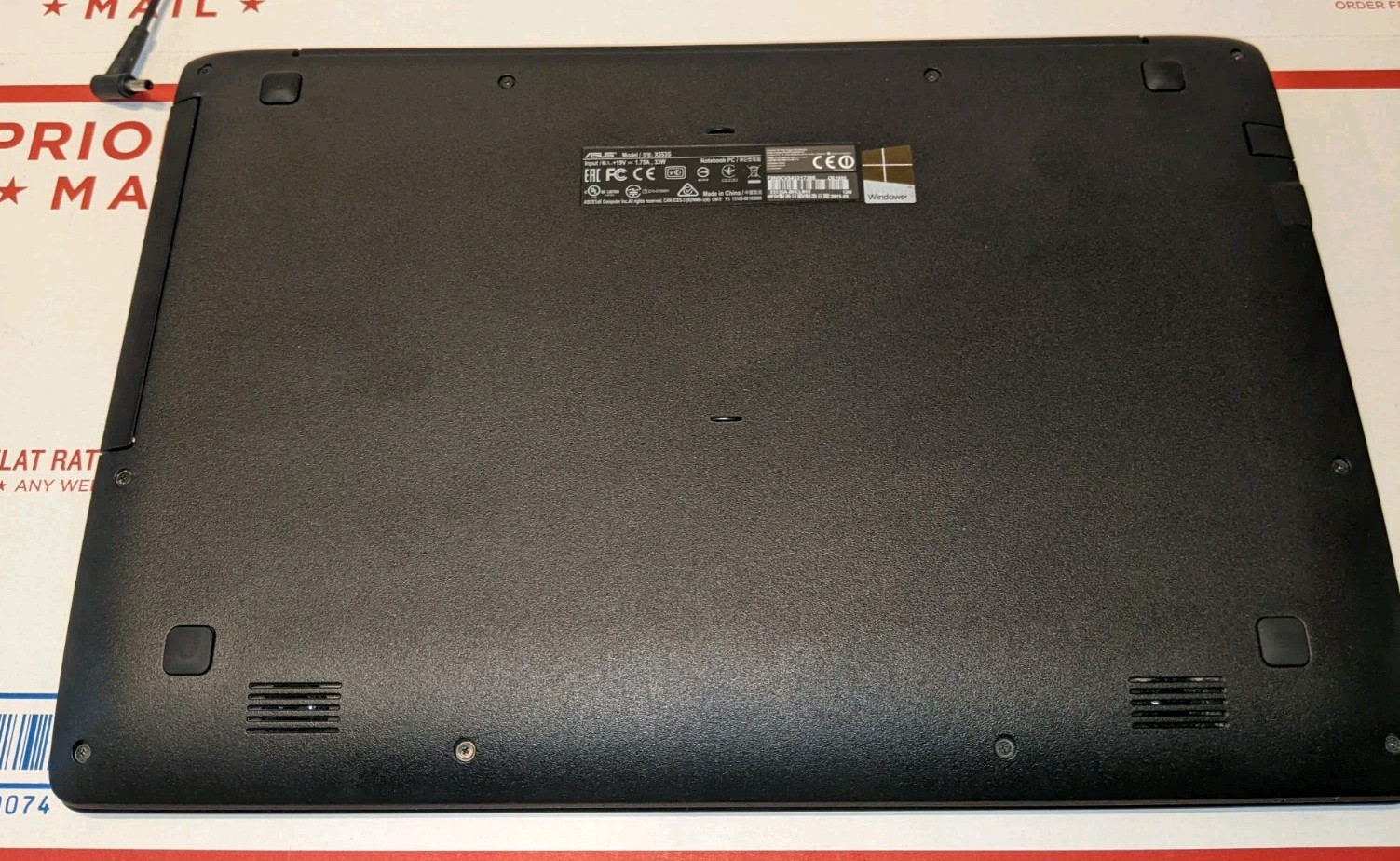 ASUS X553S 15.6” / Intel Dual Core N3050 @ 1.60GHz – Win10 – Black EXCELLE w/Box