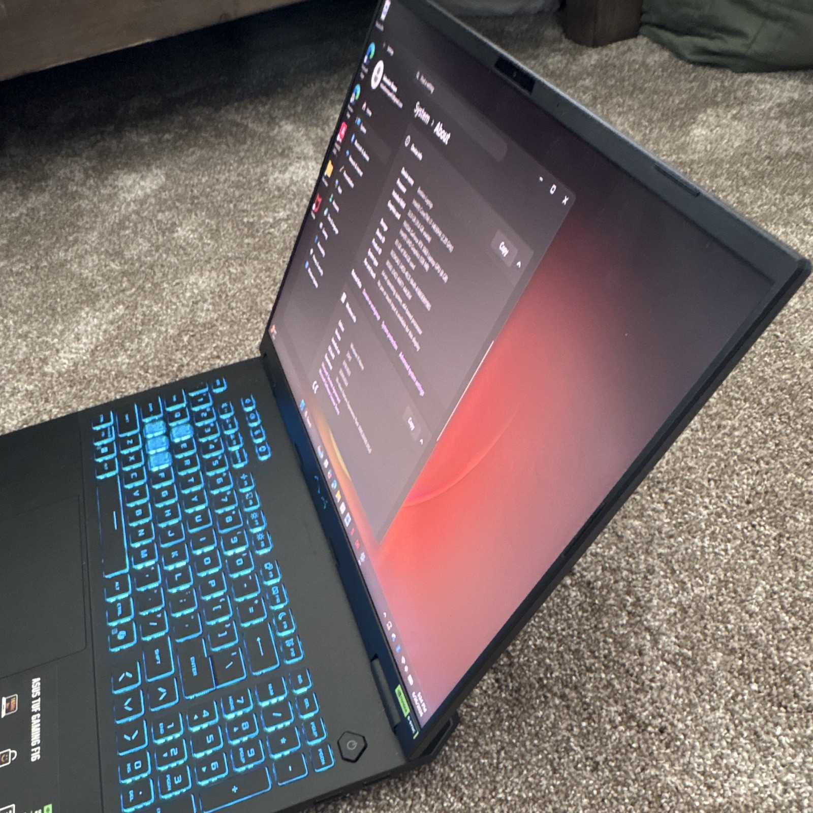 ASUS TUF Gaming F16 16in i7-14650HX 32GB 1TB SSD RTX 5060 Win11 Home