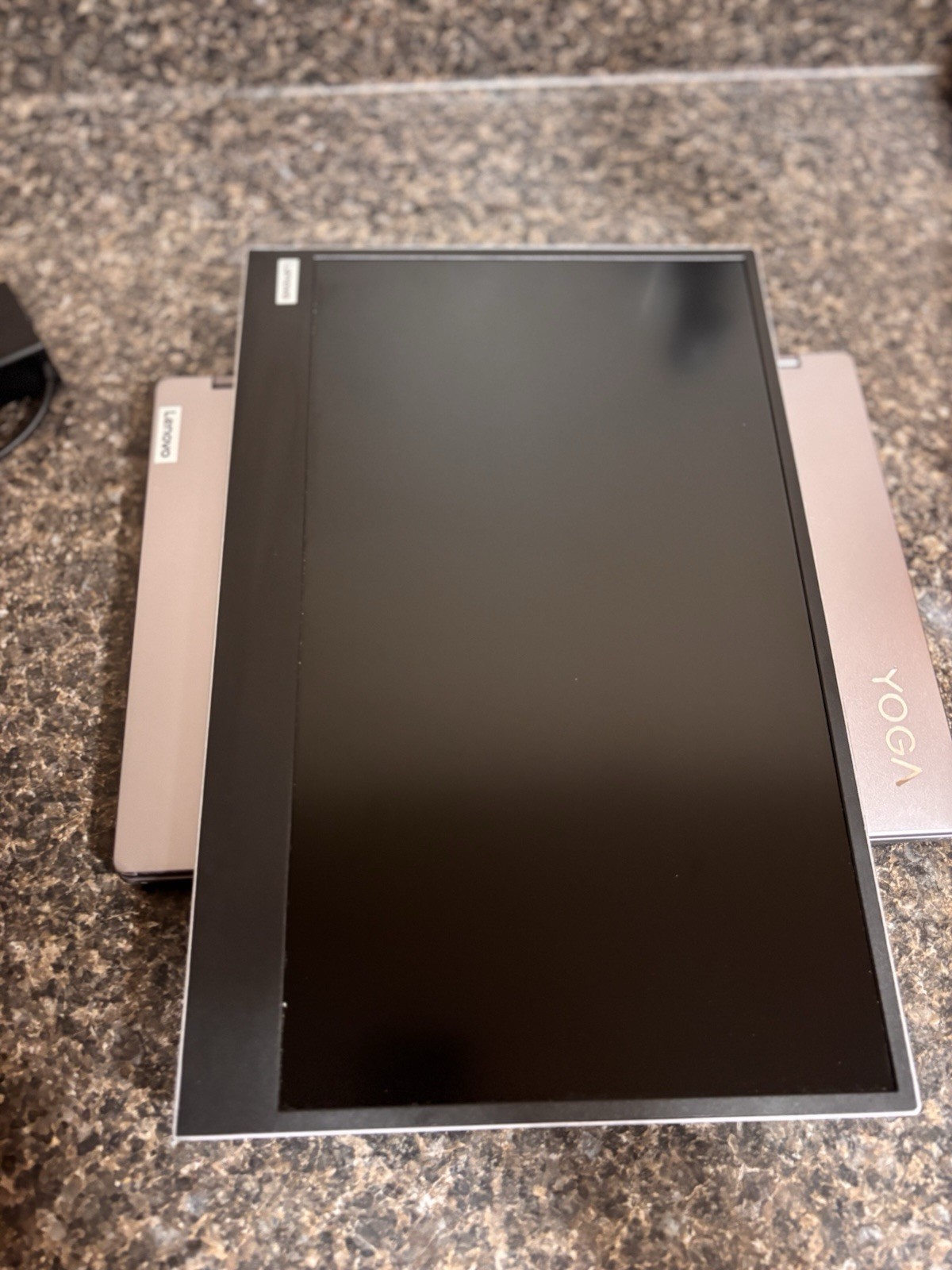 Lenovo Laptop, monitor, And Pen Set Up
