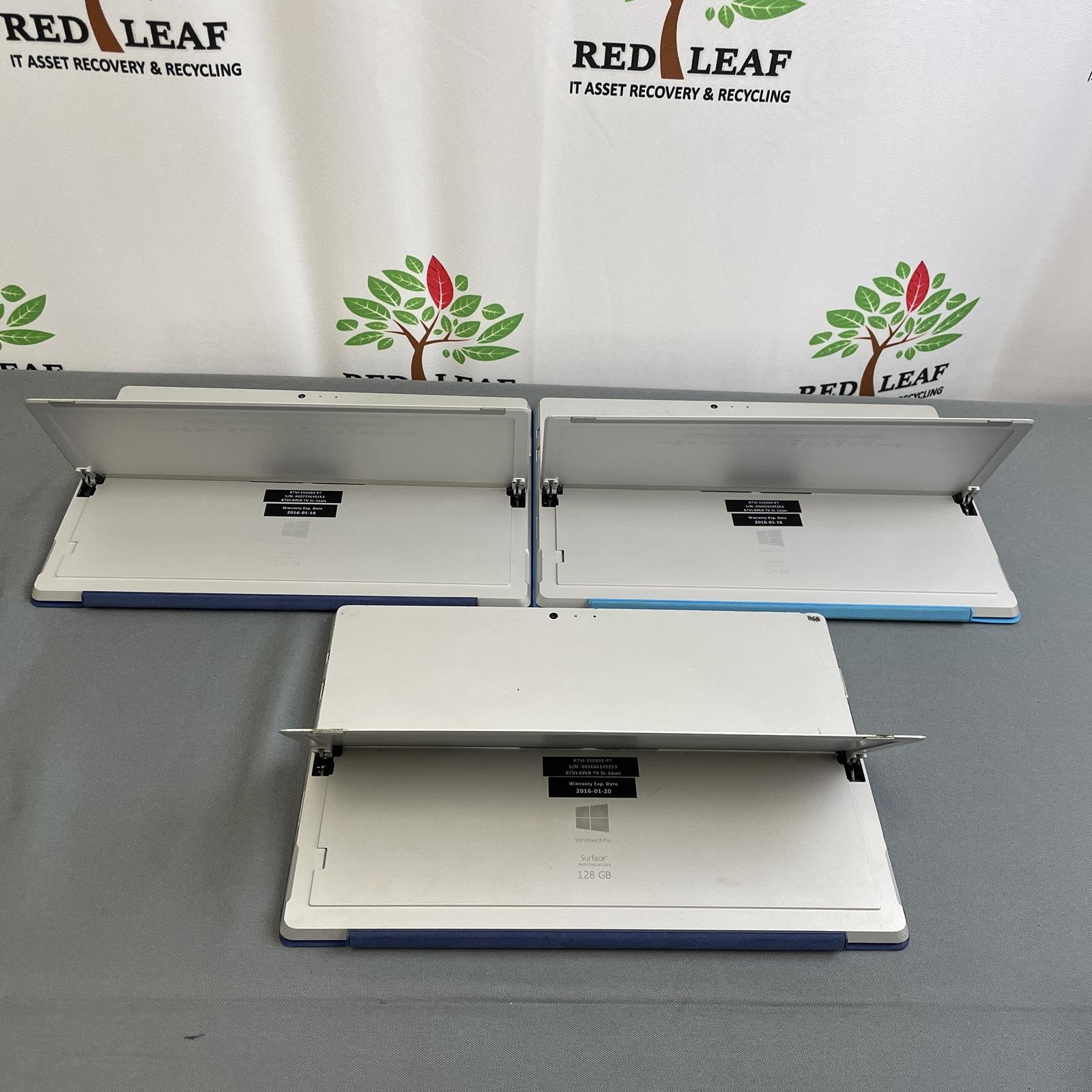 Lot of 6 | MICROSOFT Surface Pro 3, i3 / i5 4th Gen 4GB / 8GB RAM | AS-IS (READ)