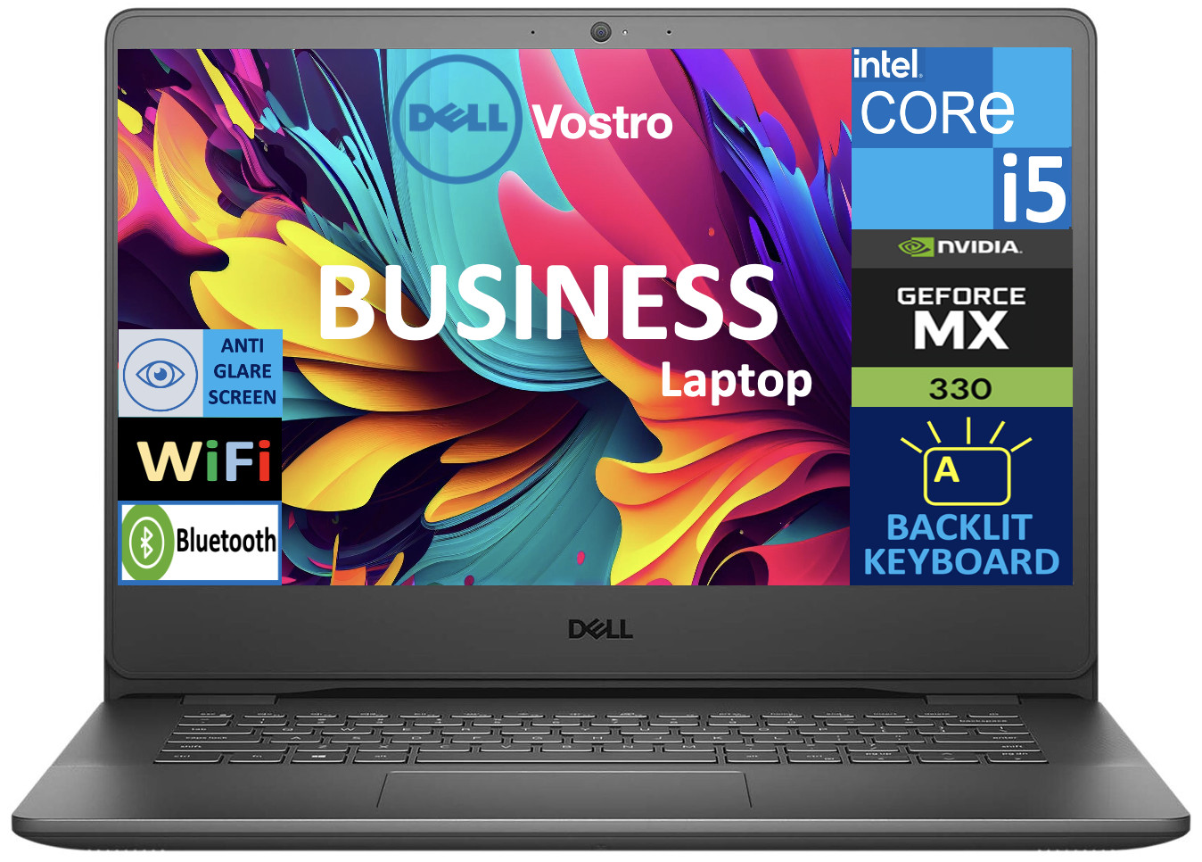 Dell Vostro 3400 14″ 1366×768 i5-1135G7 64GB RAM 512GB SSD MX330 Windows 11 Pro