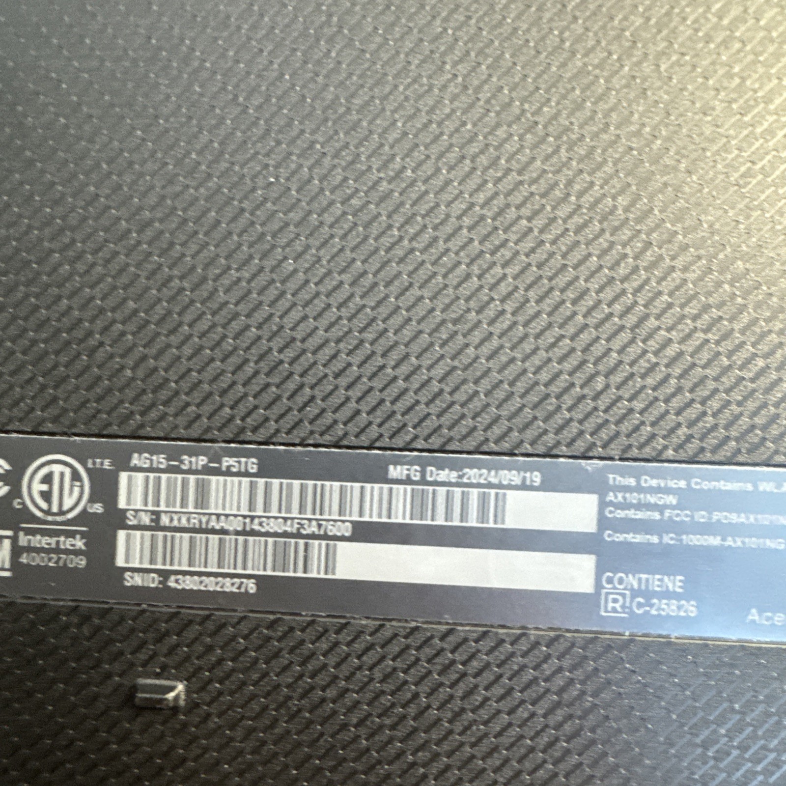 Acer Aspire Go 15 Notebook Intel N200 @1.1GHz 4GB DDR4 128GB SSD W11P