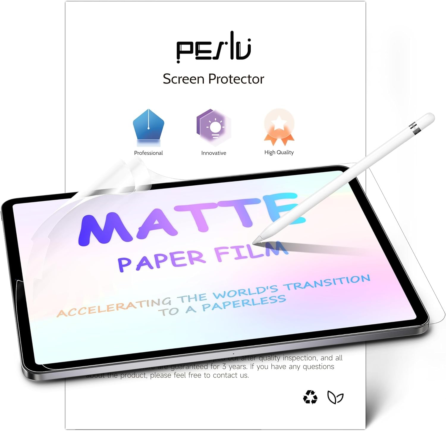2 Pack Like Paper Screen Protector for iPad Pro 12.9 inch (2022/2021/2020/2018)