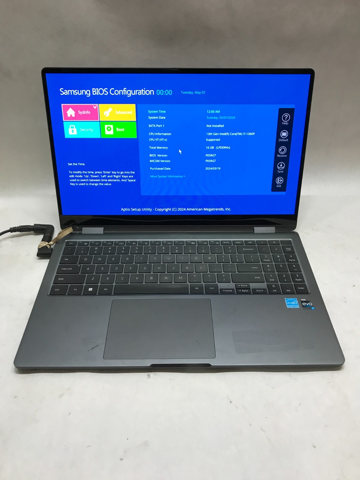 Samsung Galaxy Book3 360 NP750QPG 15″ Intel Core i7-1360P 16GB RAM Cracked! – DW