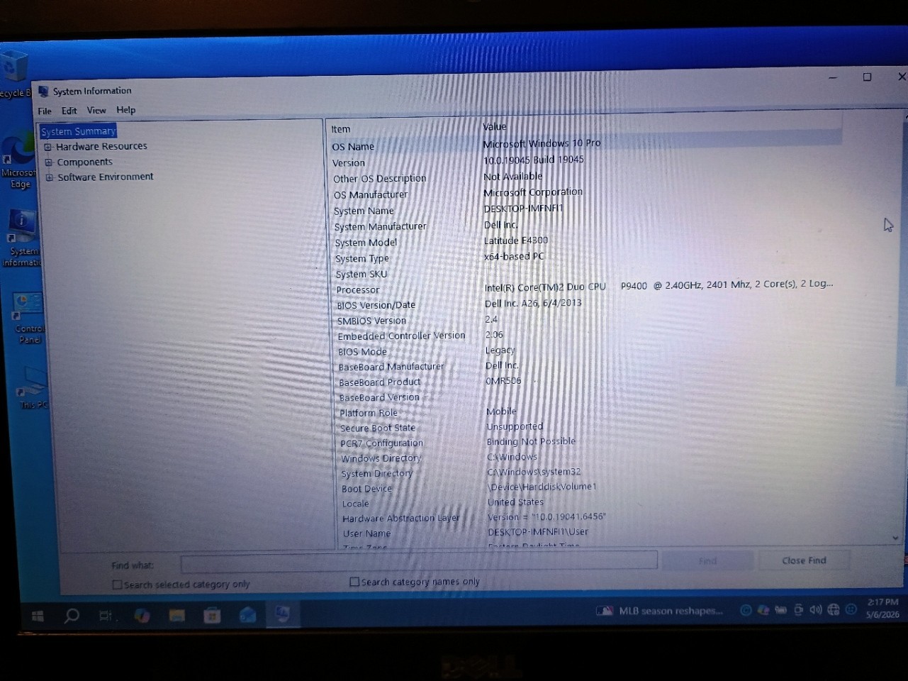 Dell Latitude E4300 Laptop Win 10 Pro 128 SSD