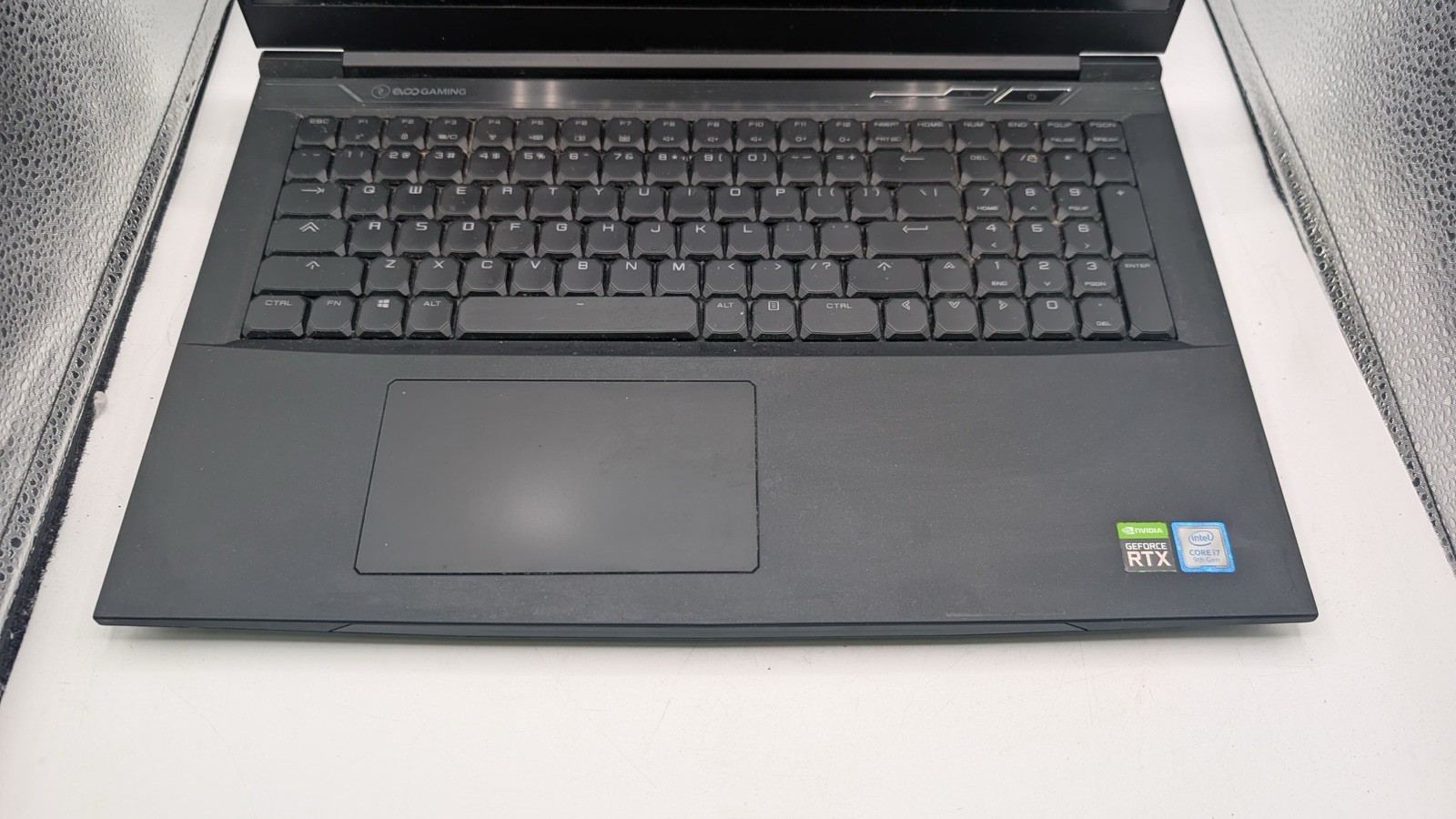 Evoo Gaming Laptop EG-LP6-BK 17.3 RTX GPU Untested No HDD No RAM
