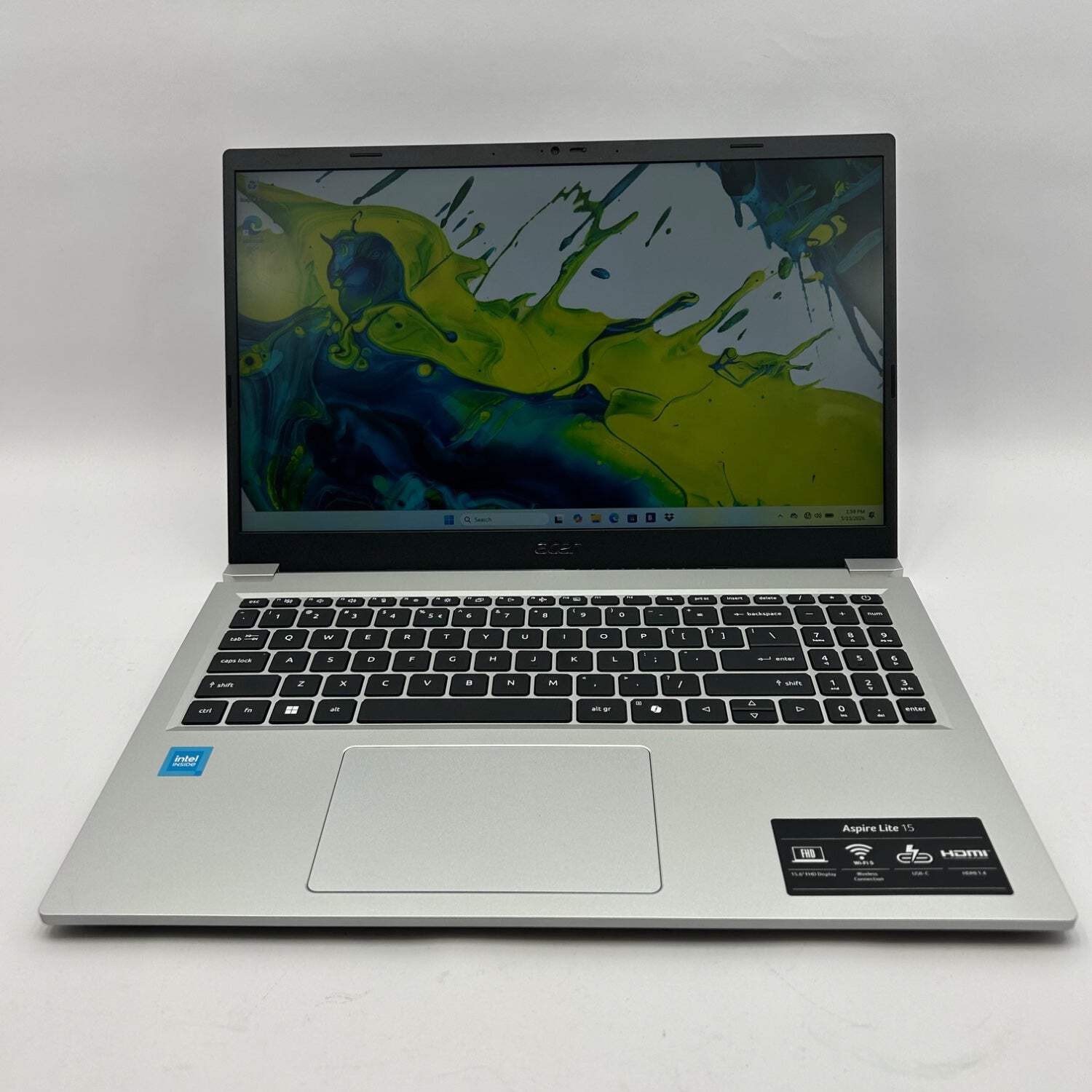 Acer Aspire Lite AL15-33P-C1CG 15.6″ N150 3.6GHz 8GB RAM 256GB SSD SSD