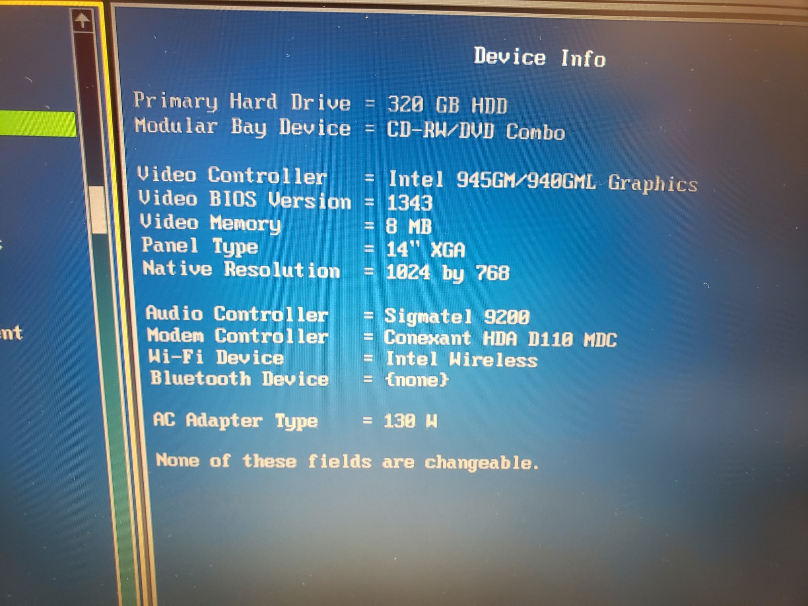 Vintage Dell Latitude D520 Laptop 14″ Core2 Duo 1.83GHz 1.5GB 320GB Win XP Pro