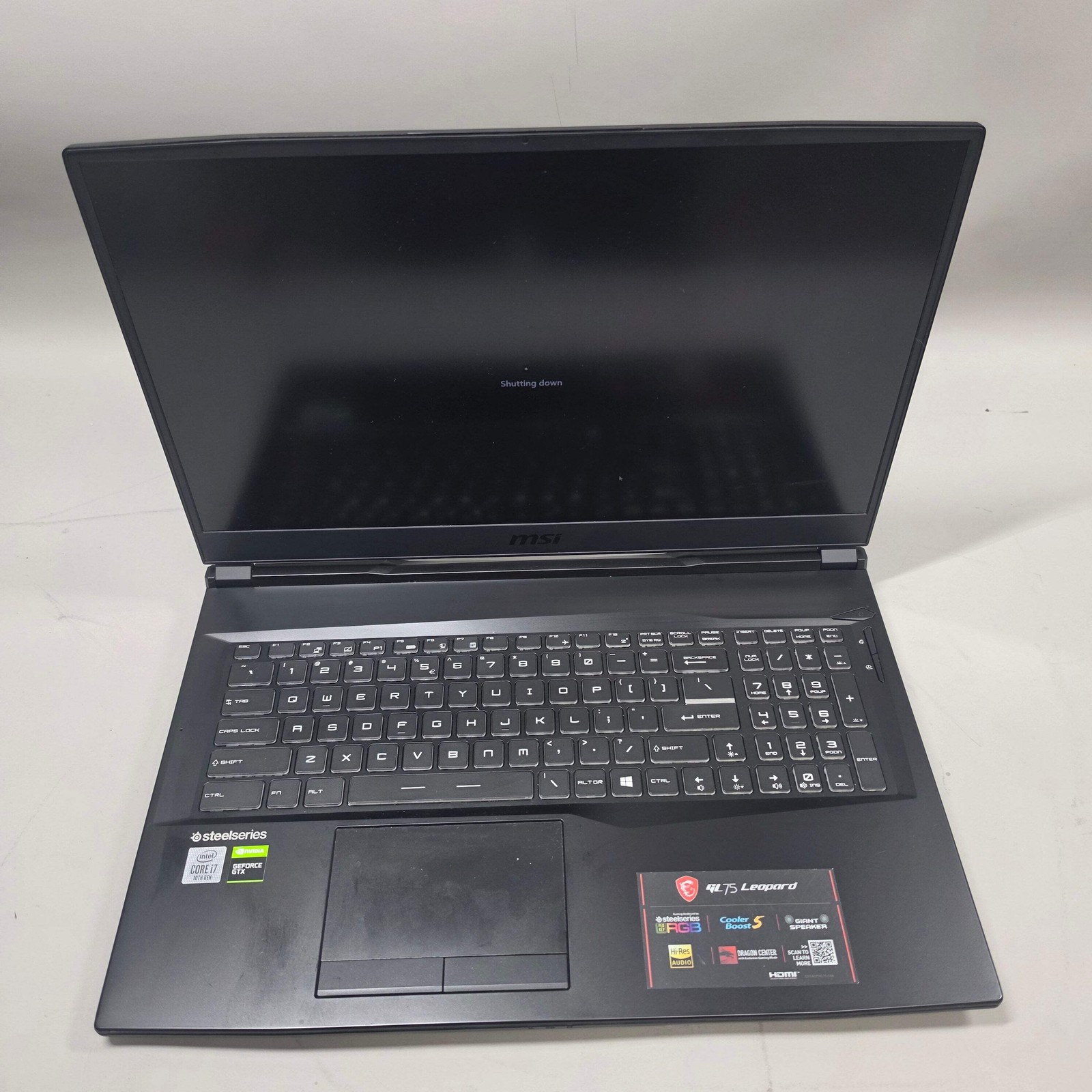 MSI Leopard GL75 GL75 17.3″ i7-10750H 2.6GHz 16GB RAM 512GB GeForce GTX 1660 Ti