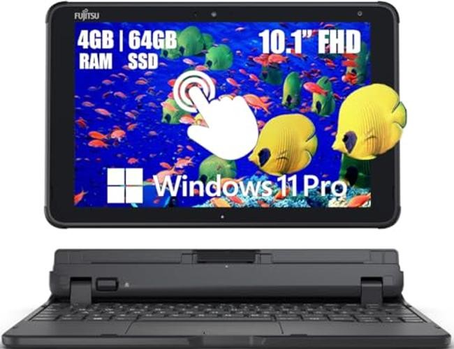 Tablet Q5010 Touchscreen Laptop, 10.1-inch FHD Windows Tablet, Intel Celeron